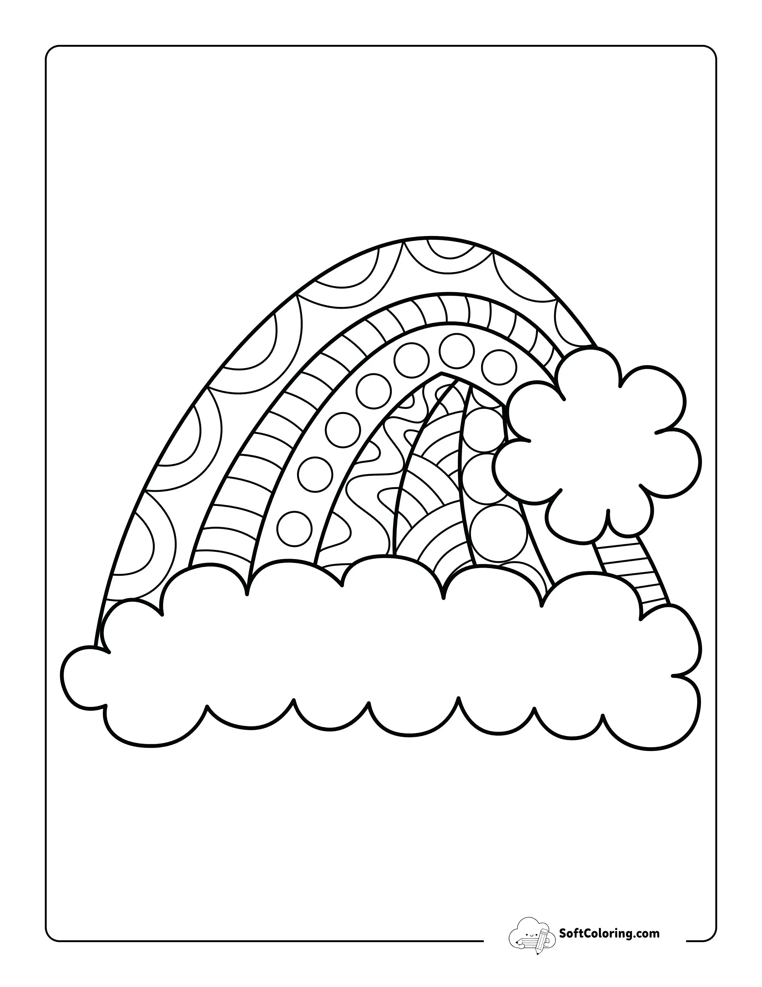 Santa Hat Coloring Sheet For Teens