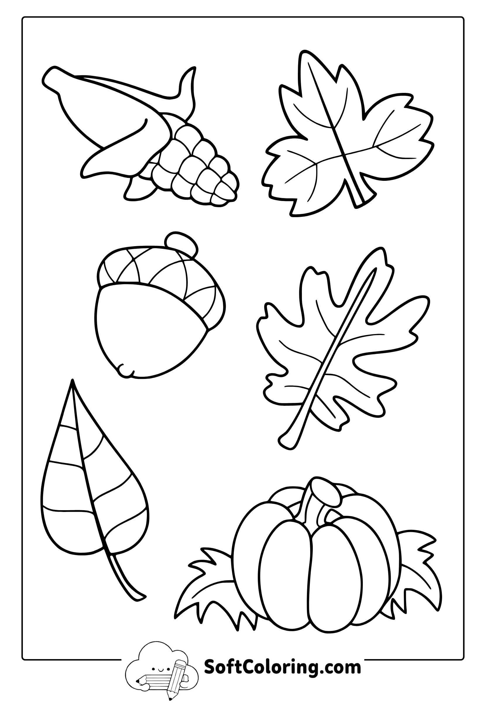 september plants coloring page