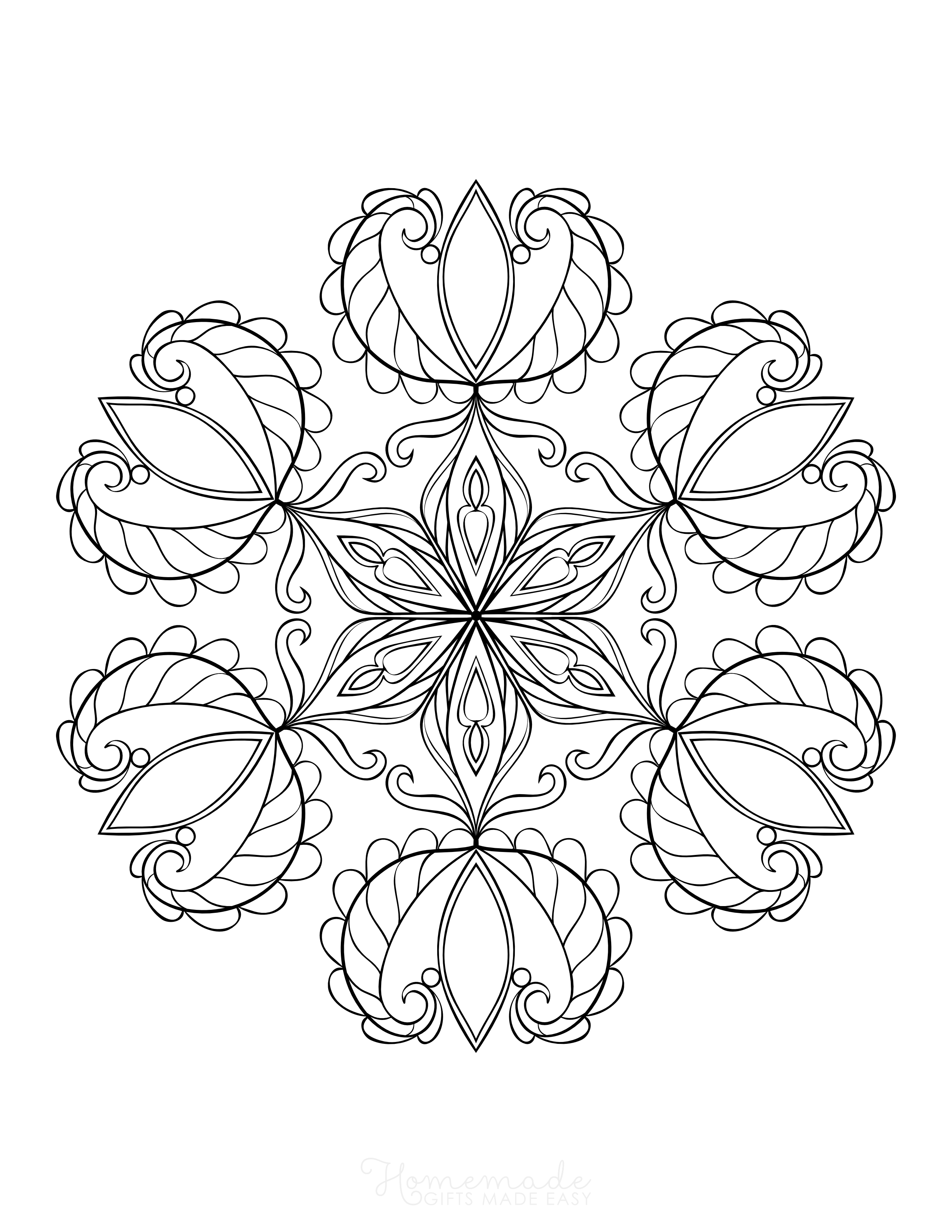 Detailed Snowflake Picture