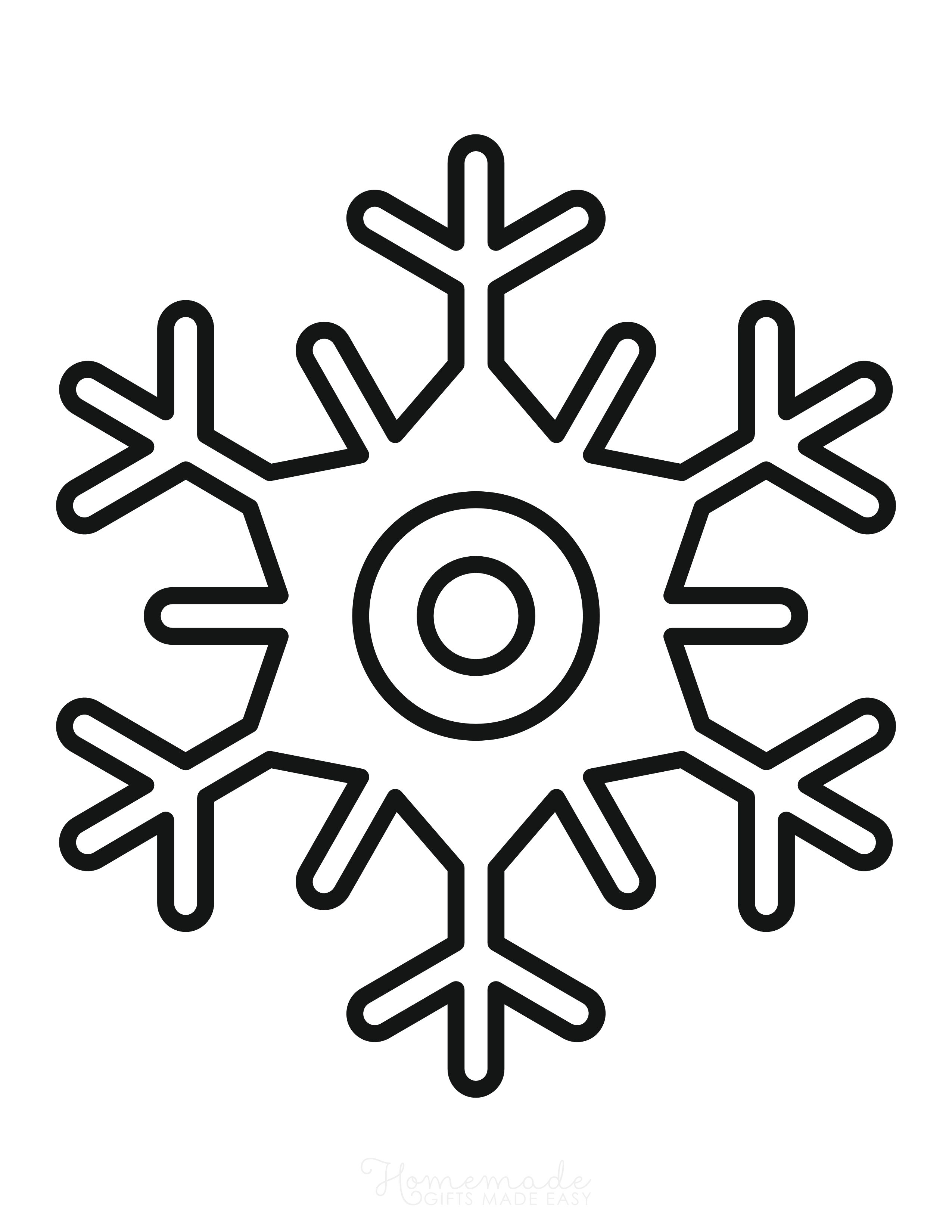 Simple Snowflake Template