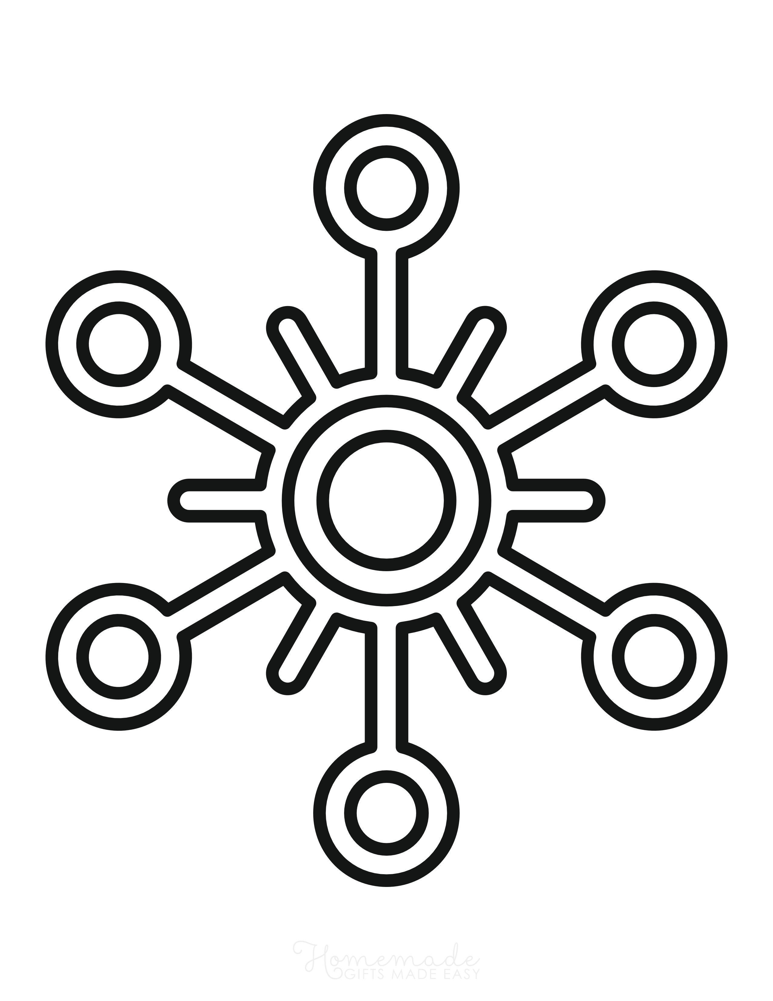 Simple Snowflake Template