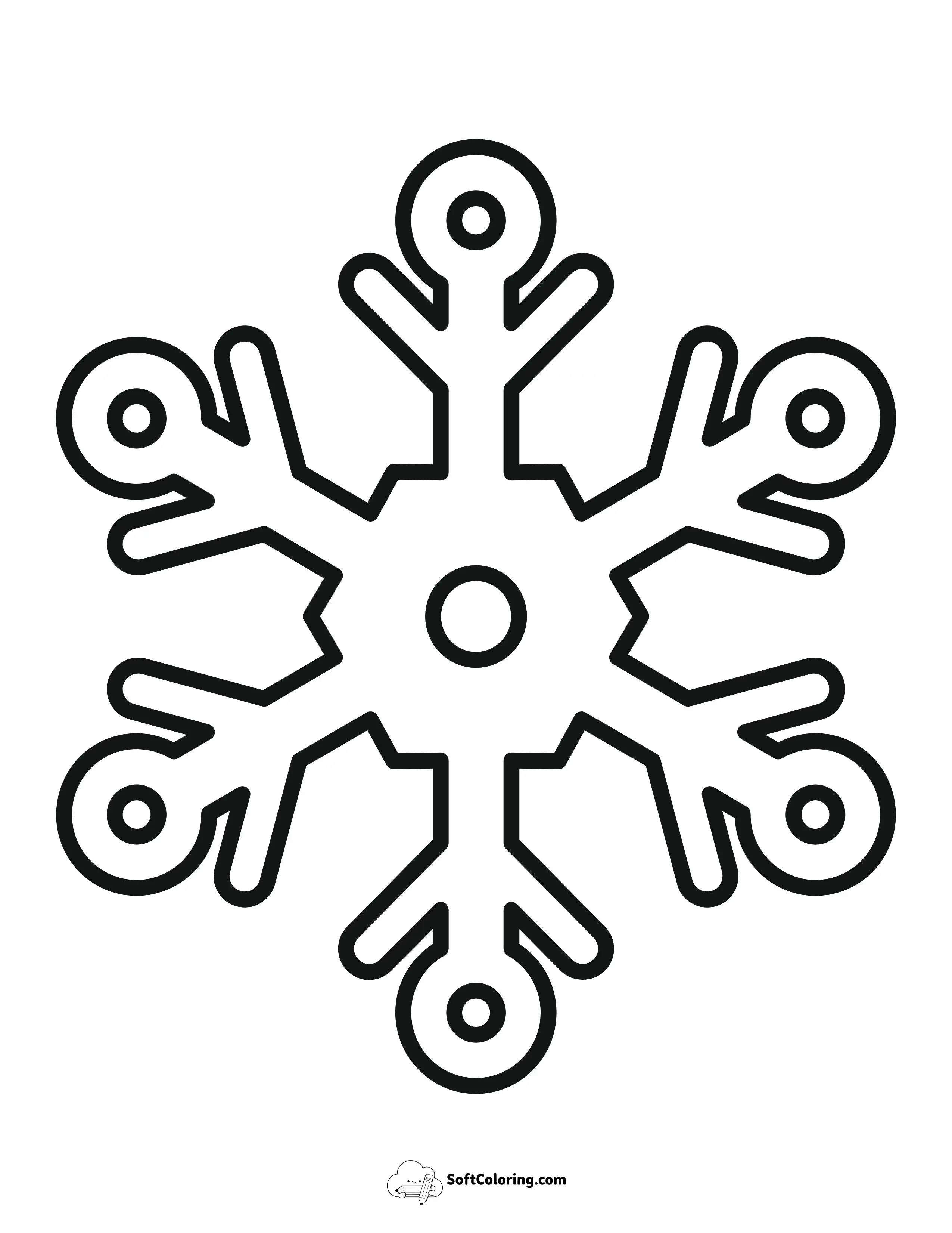 Snowflake Template Pdf