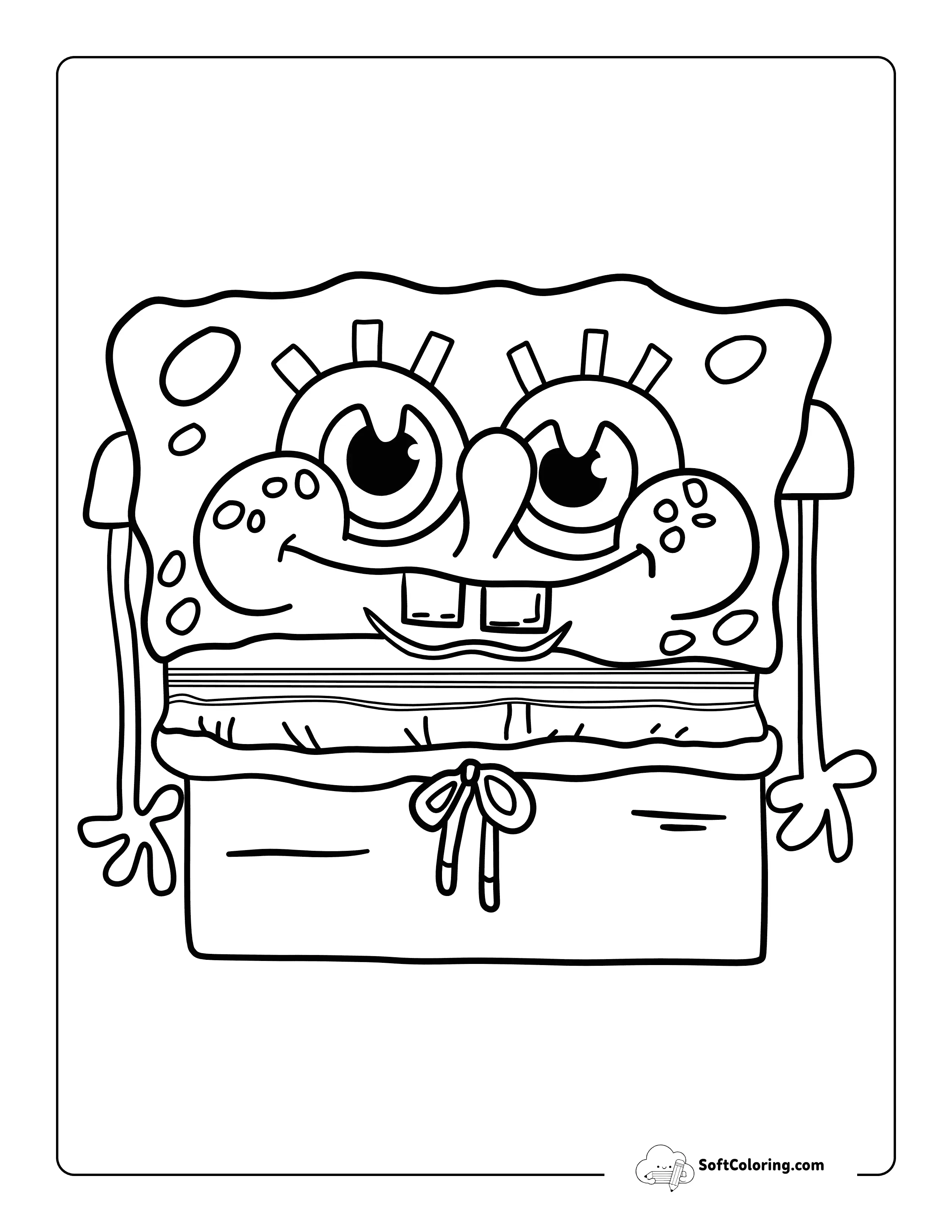 Cute Meme Drawing Inspired By Spongebob