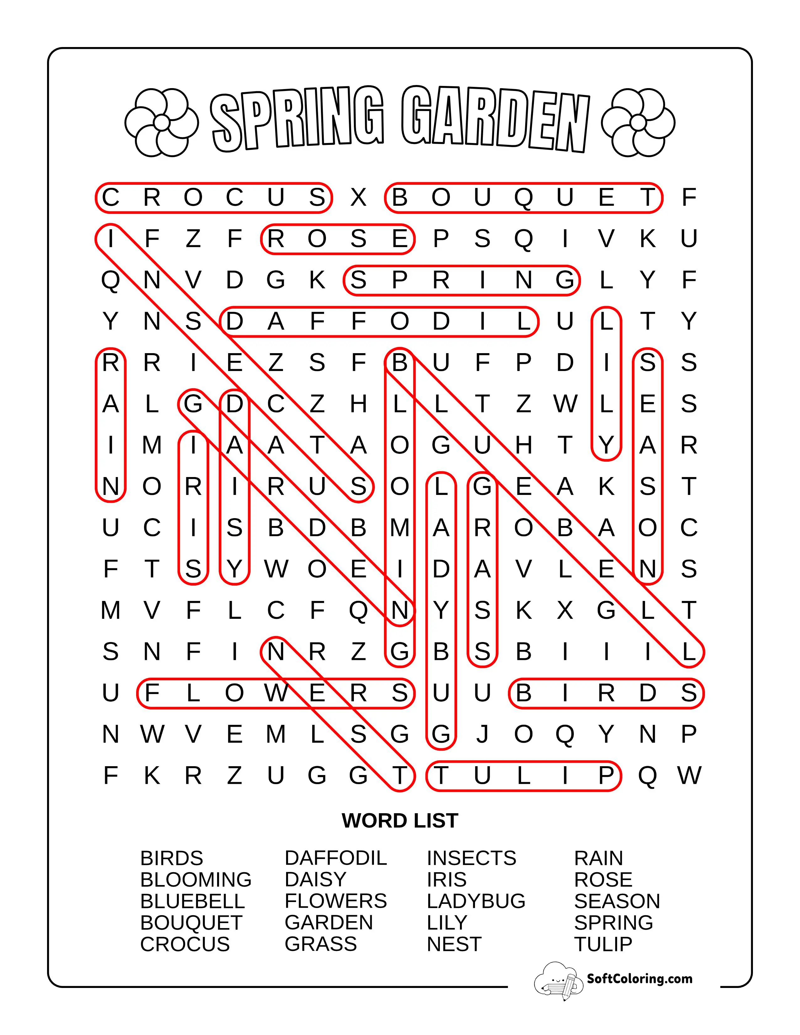 Medium Spring Garden Solution