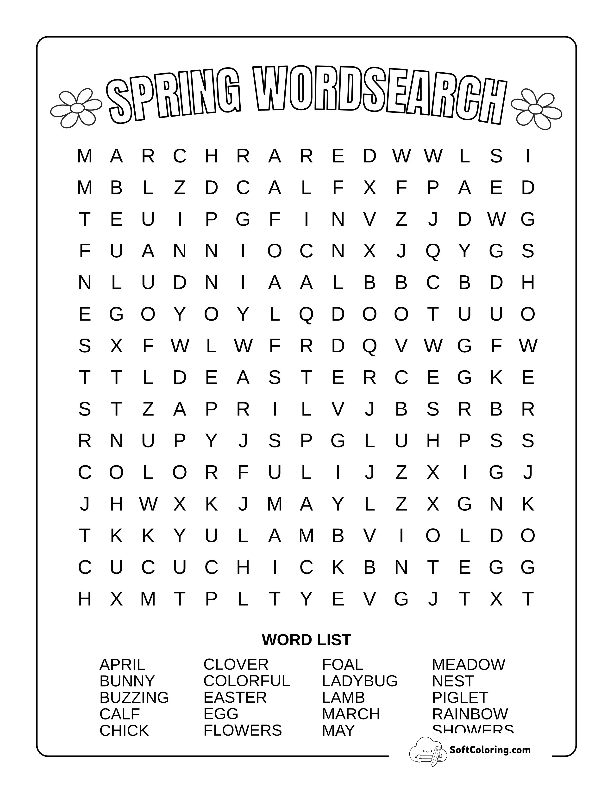 Medium Spring Word