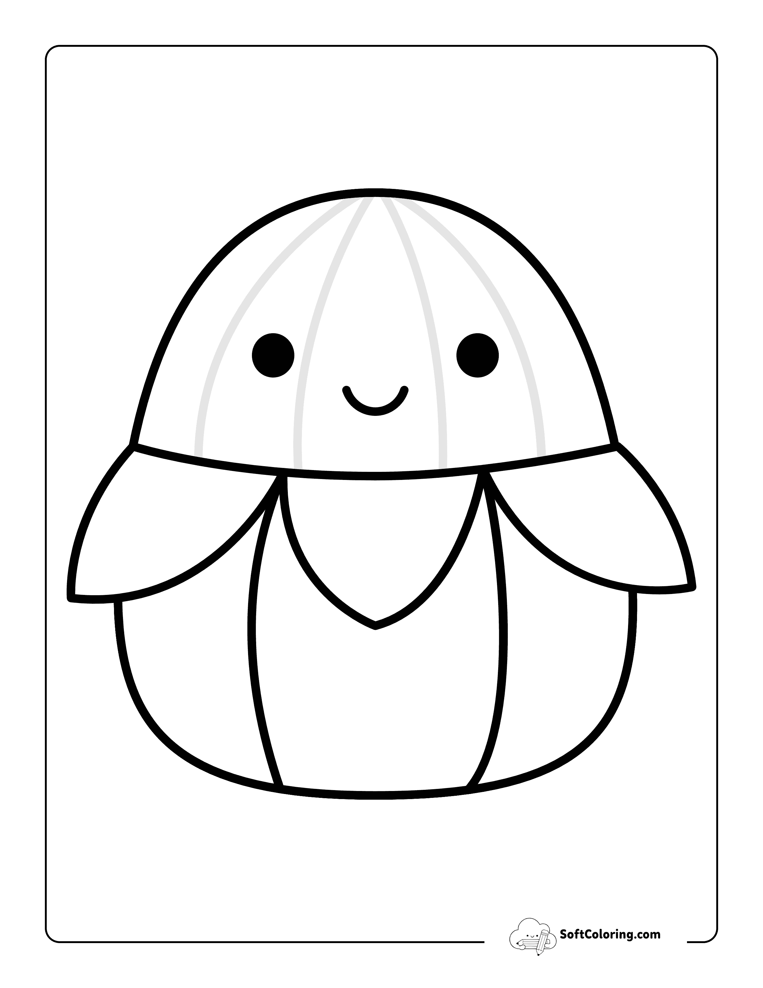 Banana Squishmallow-Inspired Food Coloring Sheet