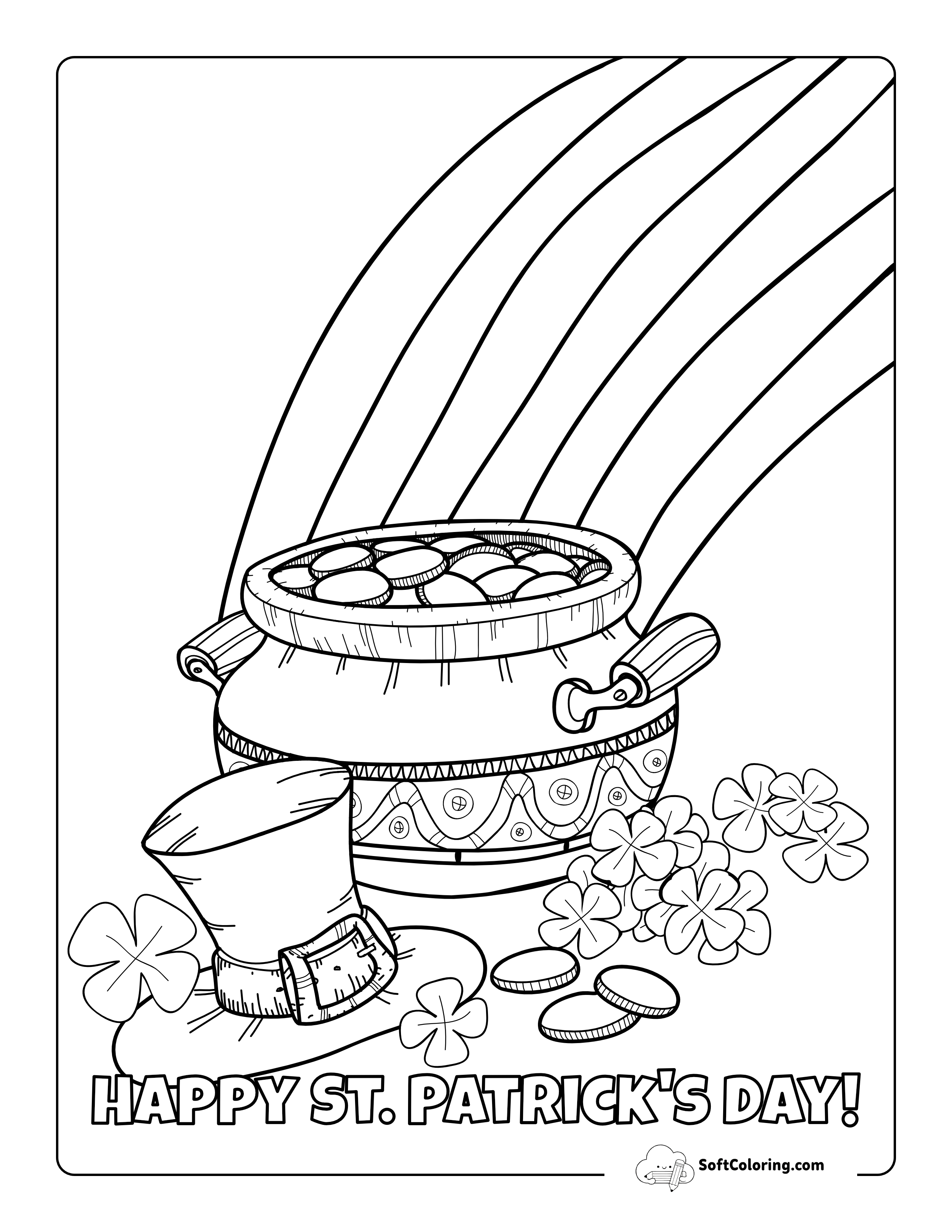 St. Patrick's Day Coloring Sheet