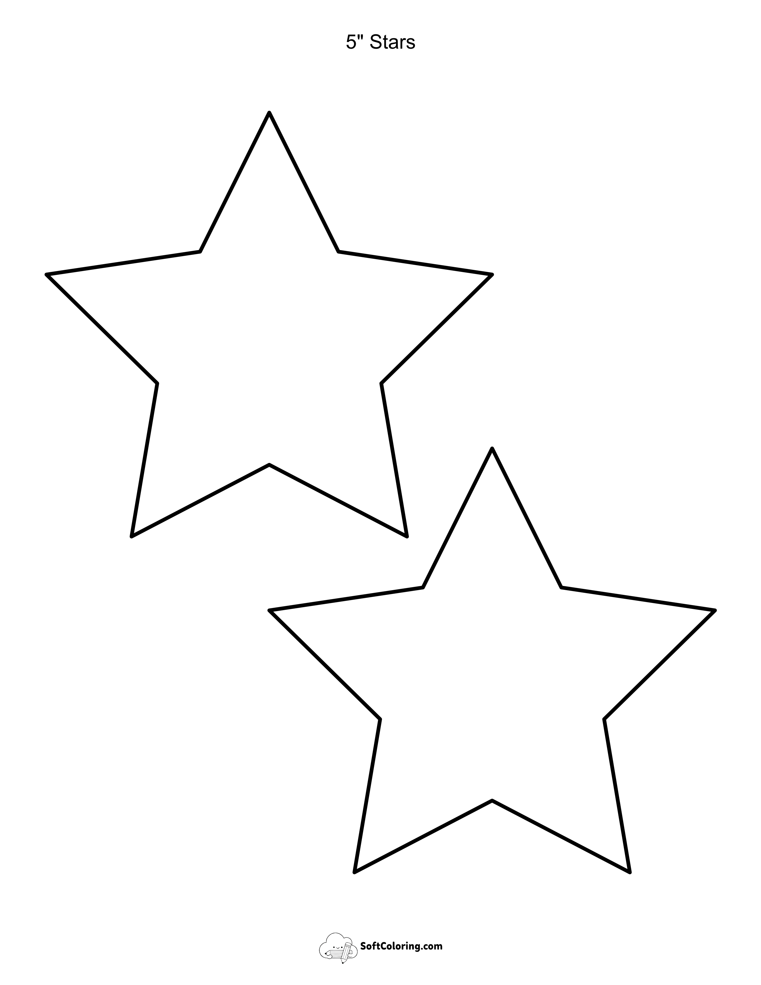 5" Star Shape