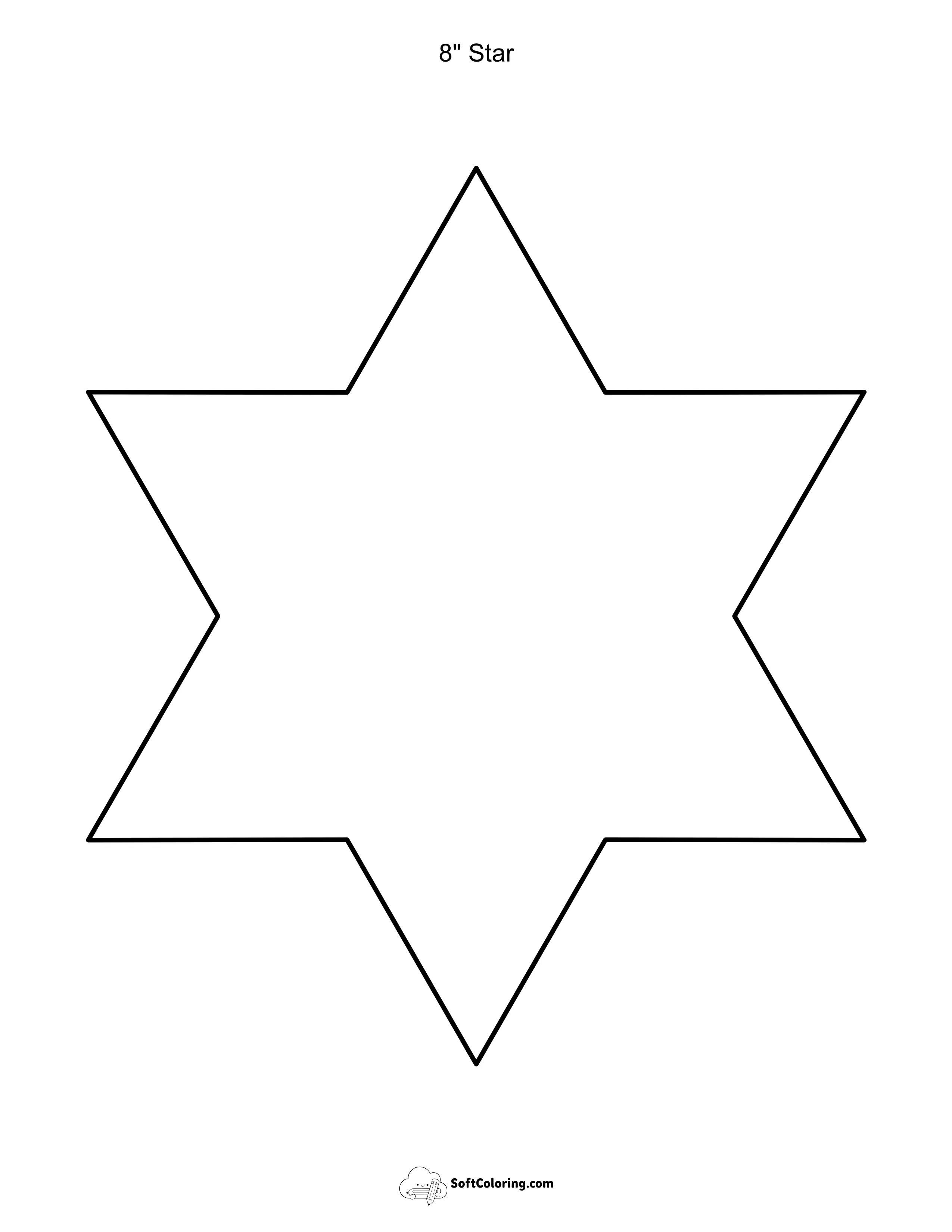 8" Star Shape