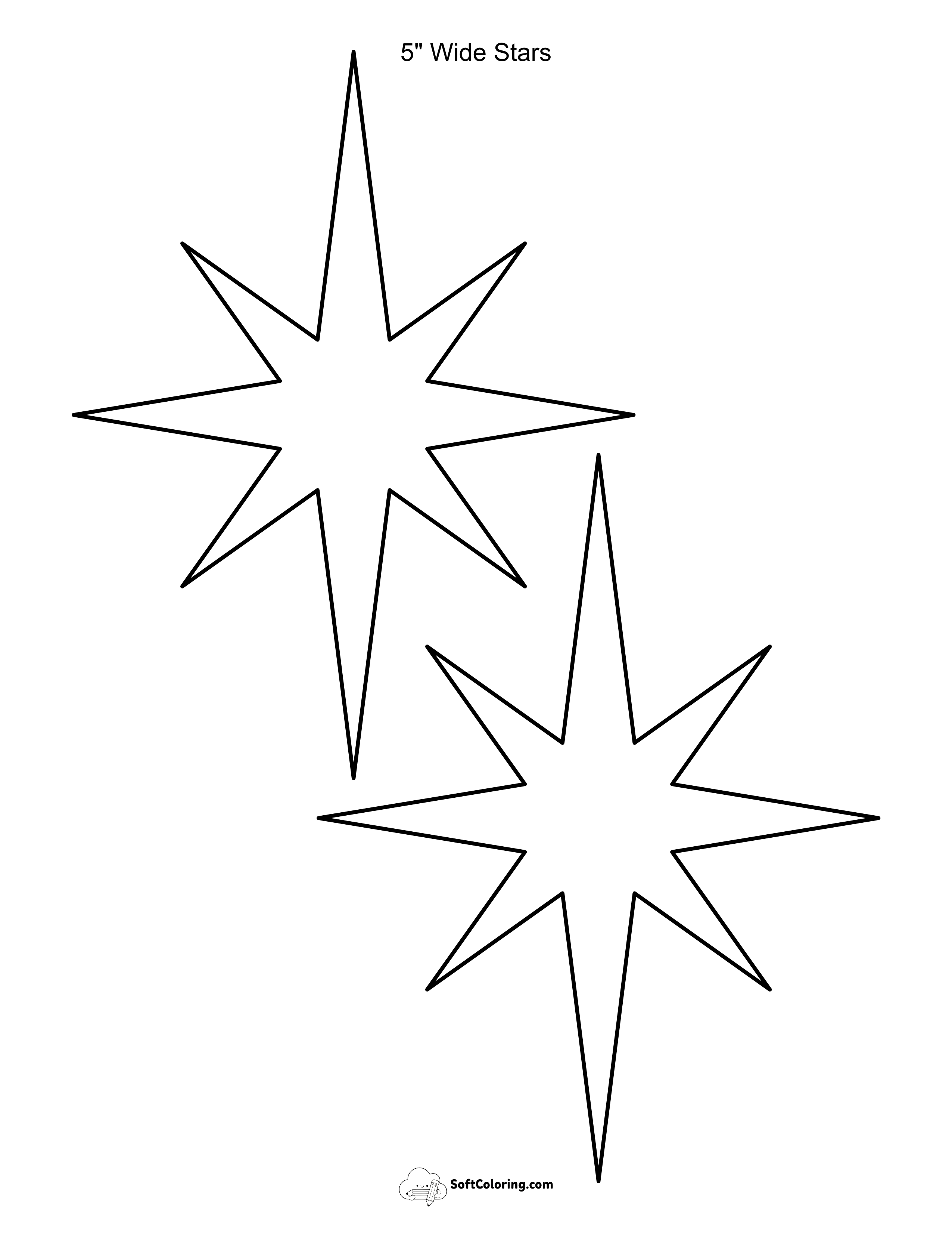 5" Christmas Star Shape