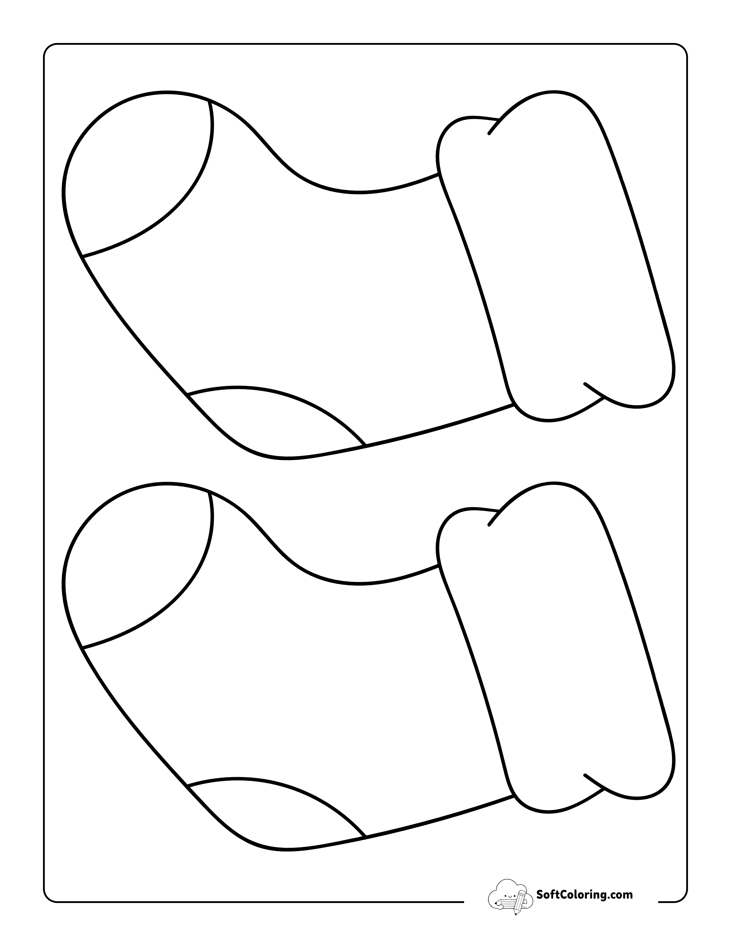 Medium Christmas Stocking Template