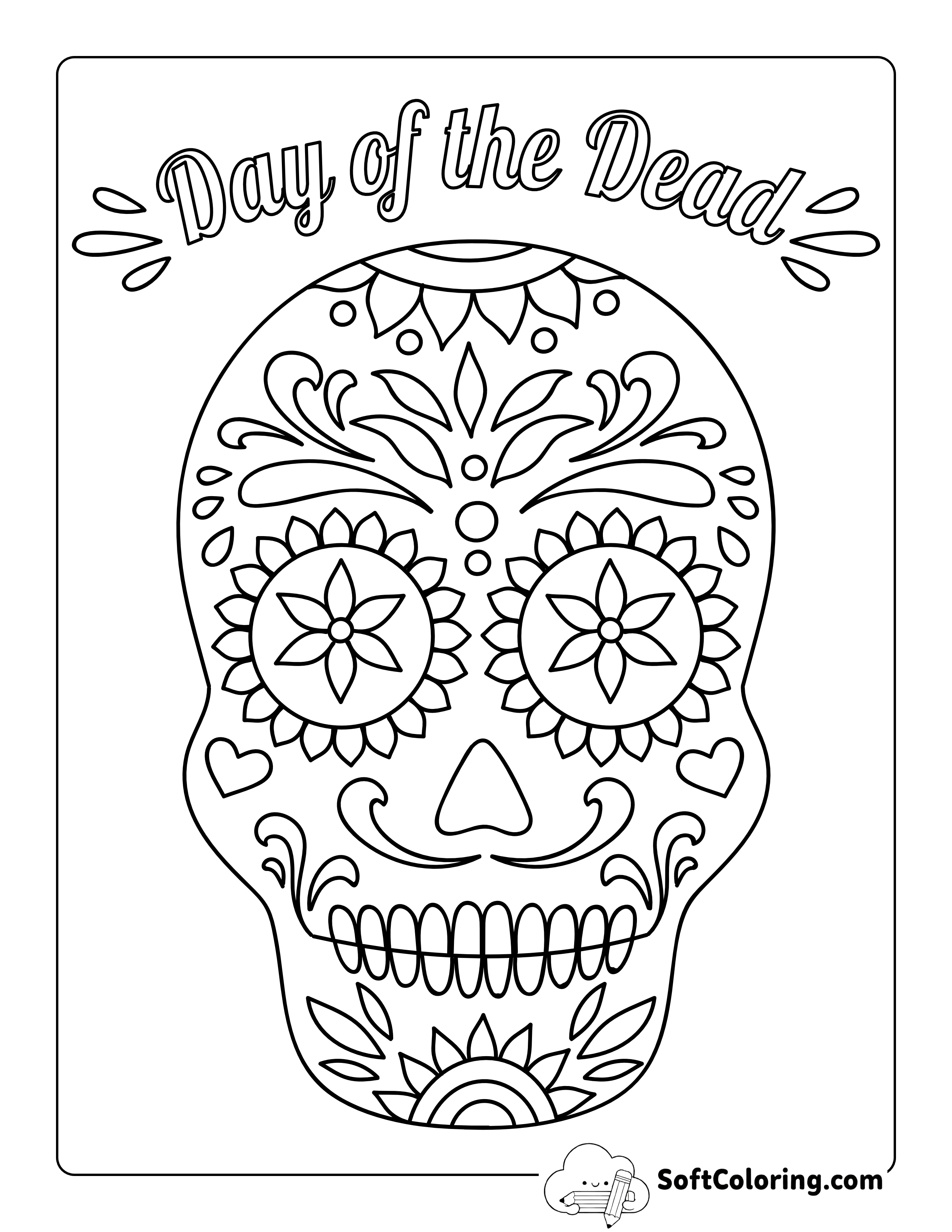 "Day of the Dead" Halloween Sugar Skull Printable