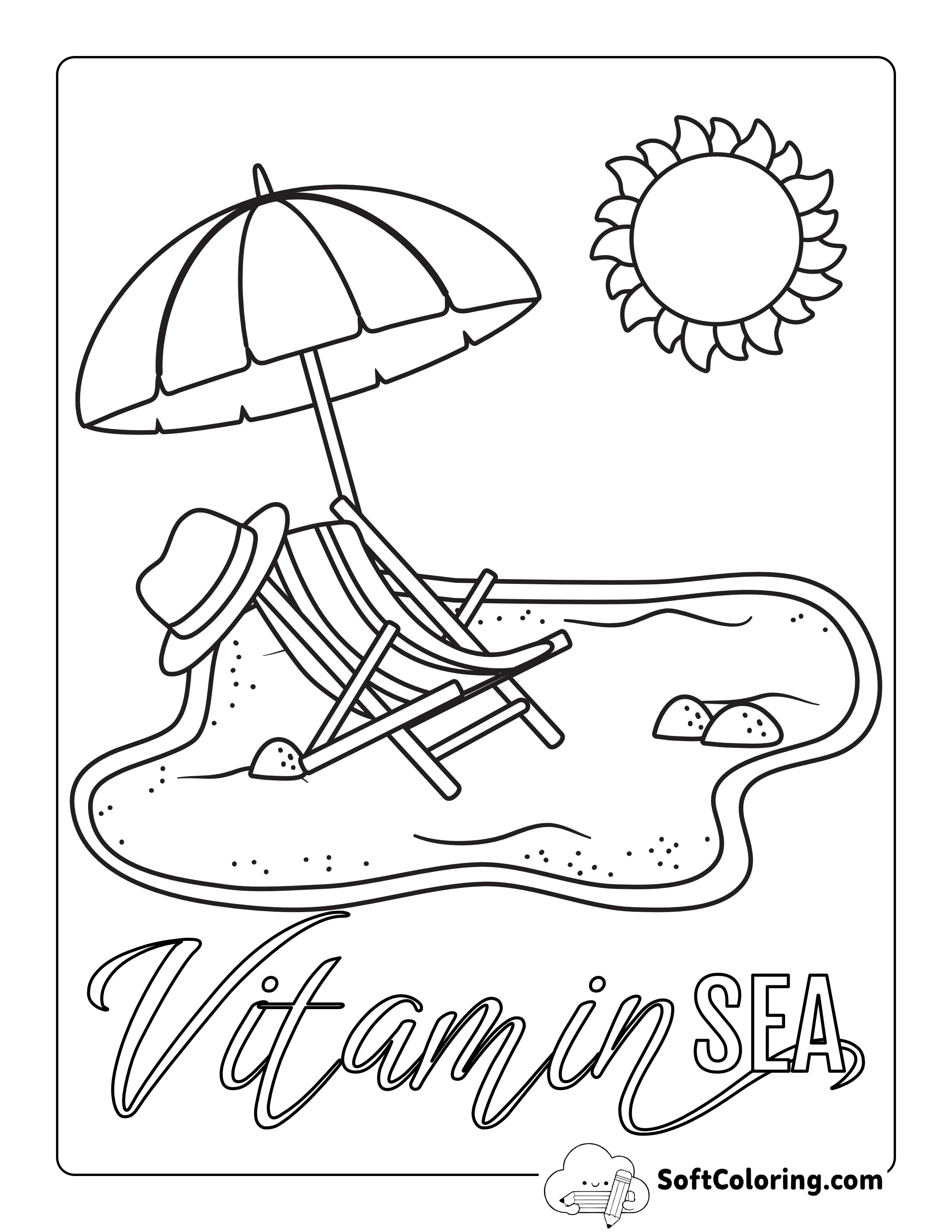 "Vitamin Sea" Printable PDF for Teens