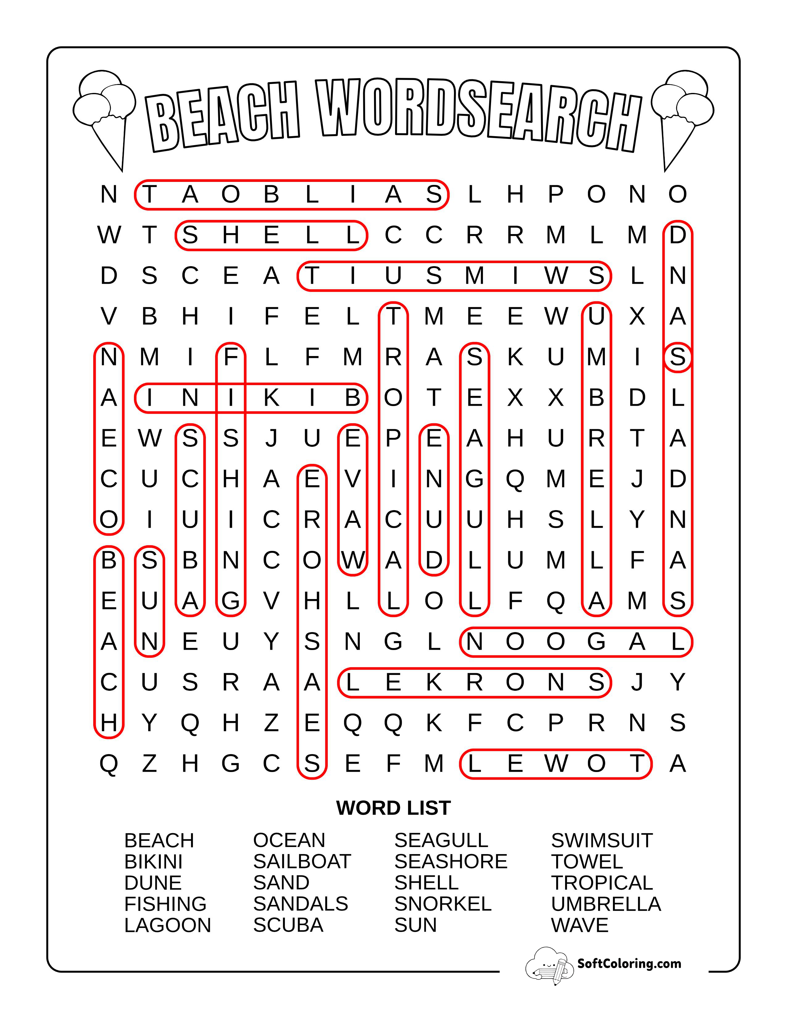 Medium Beach Solution