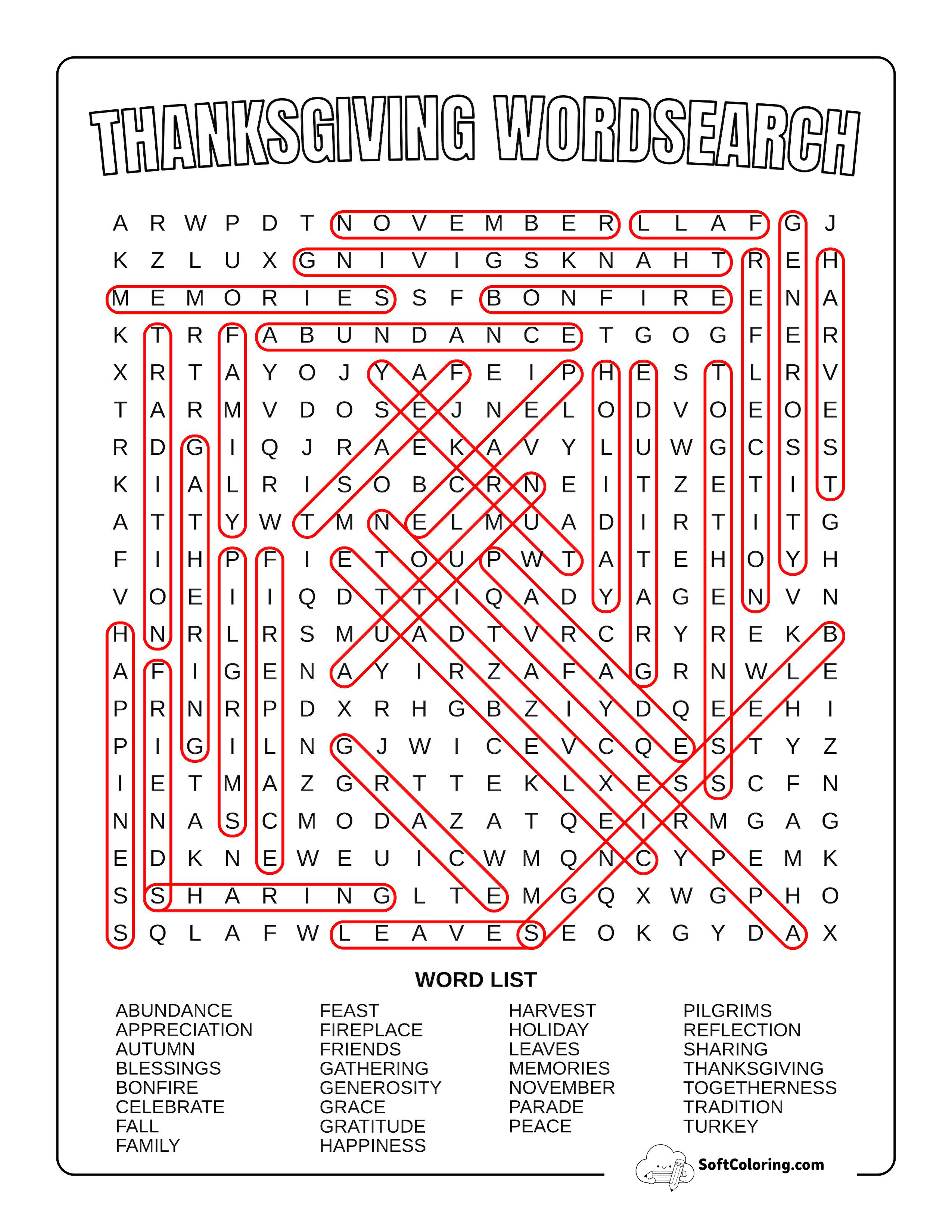 Hard Thanksgiving Answers