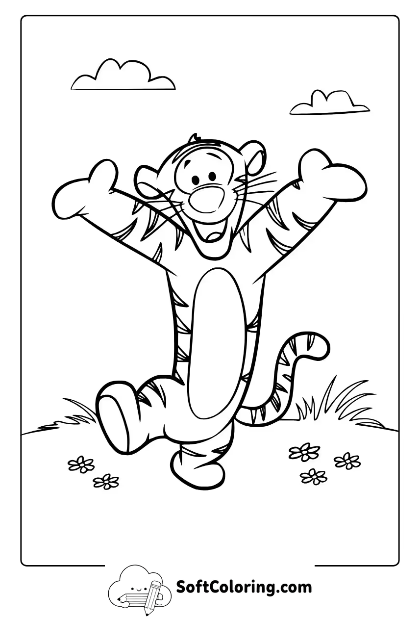 Tigger Winnie the Pooh Coloring Pages