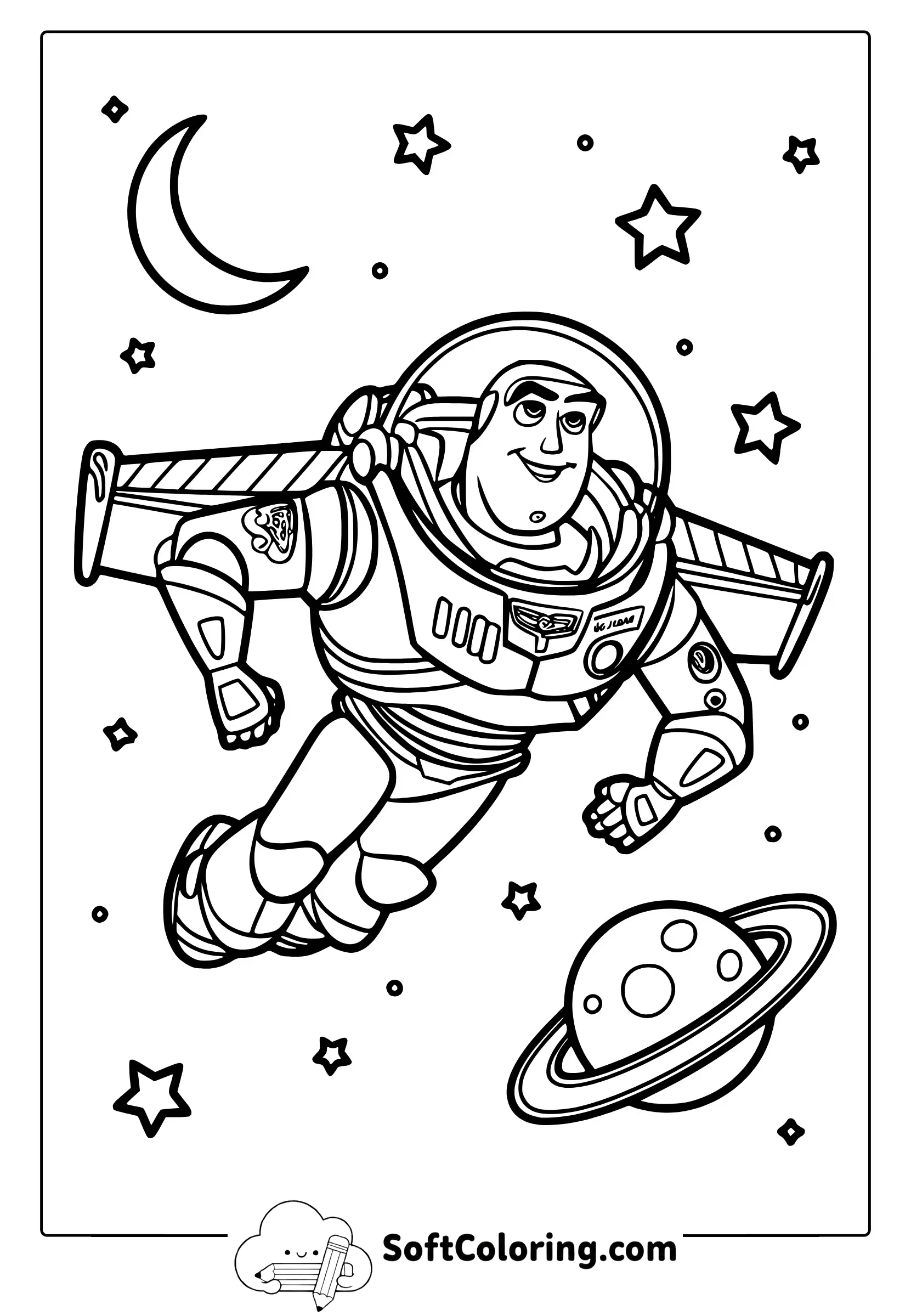 toy story buzz lightyear coloring pages