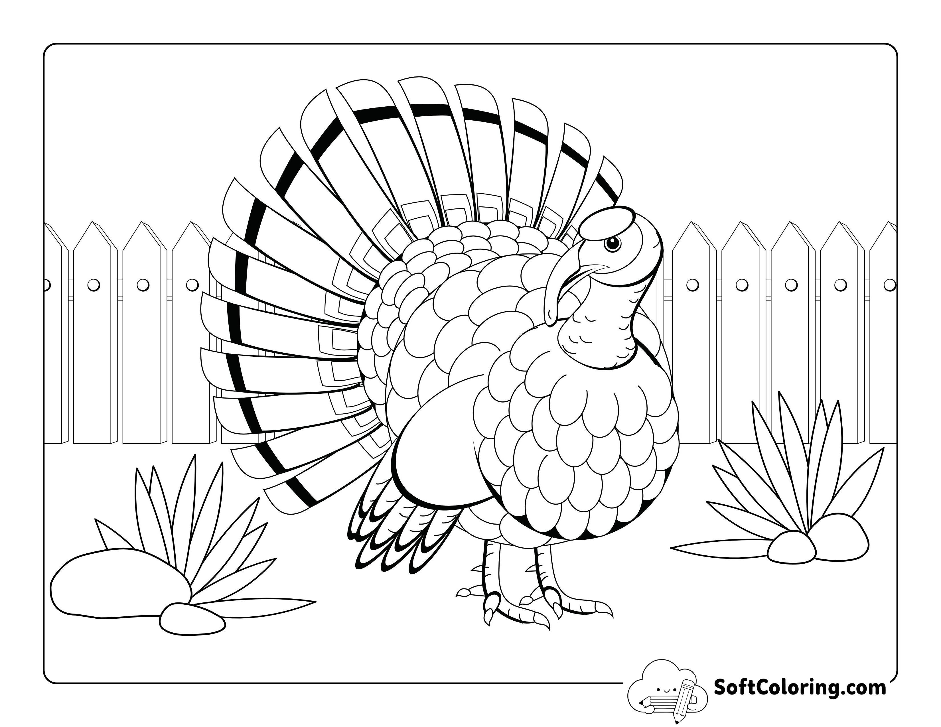 Turkey Picture to Color