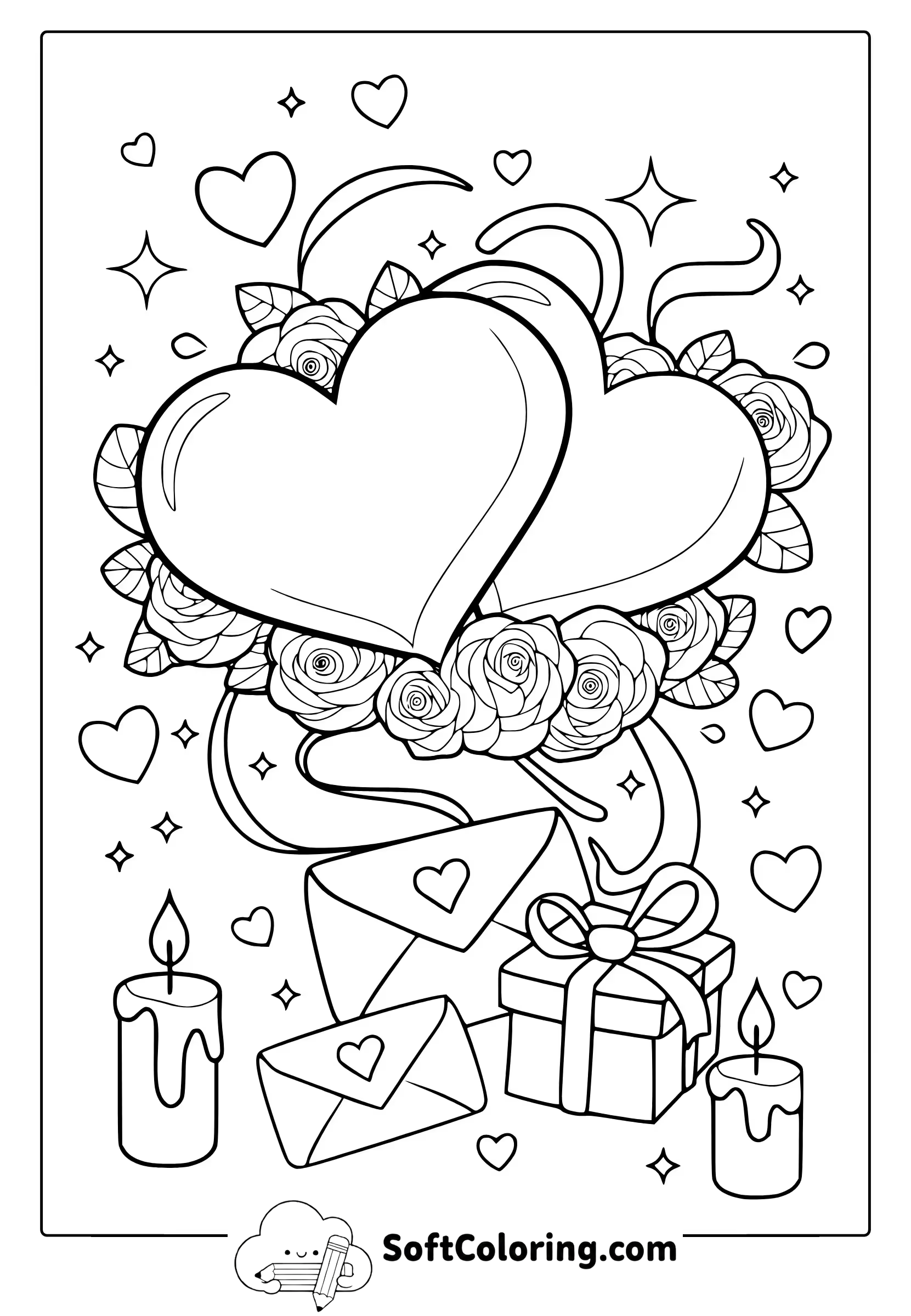 valentines day coloring pages