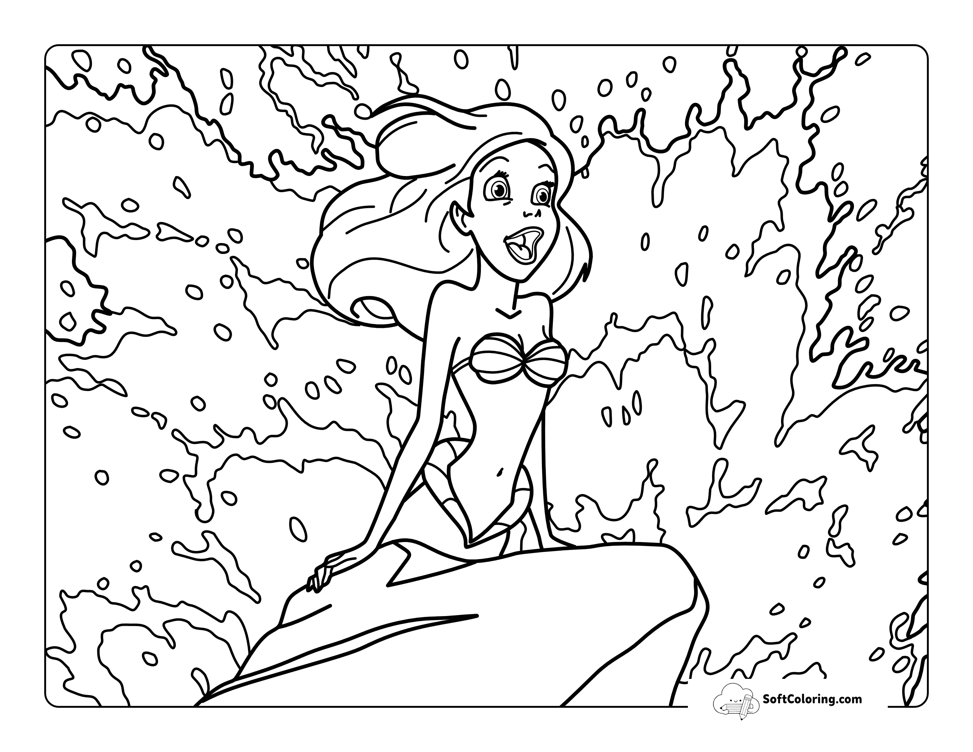 Singing On The Rock - Princess Ariel