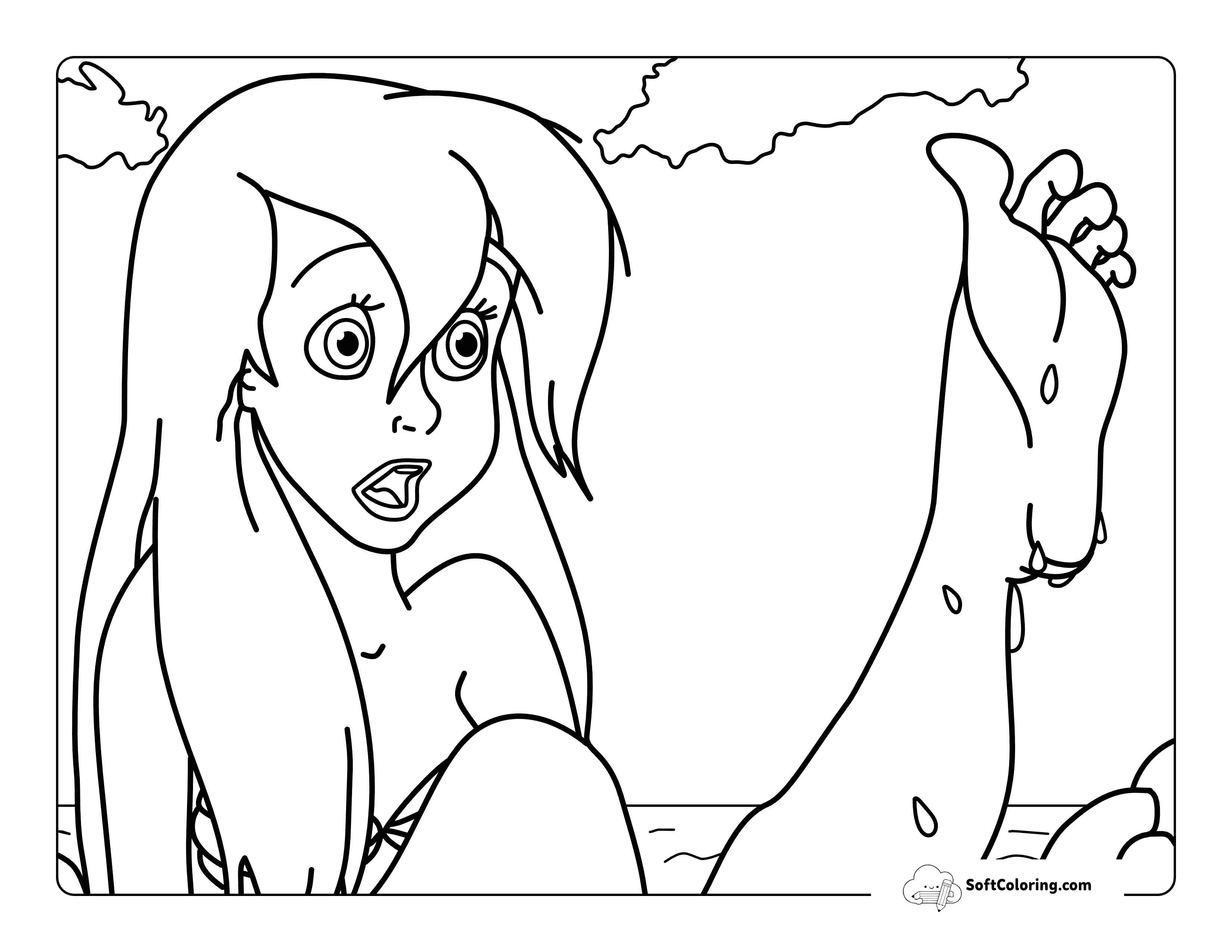 Shocked About Foot Ariel