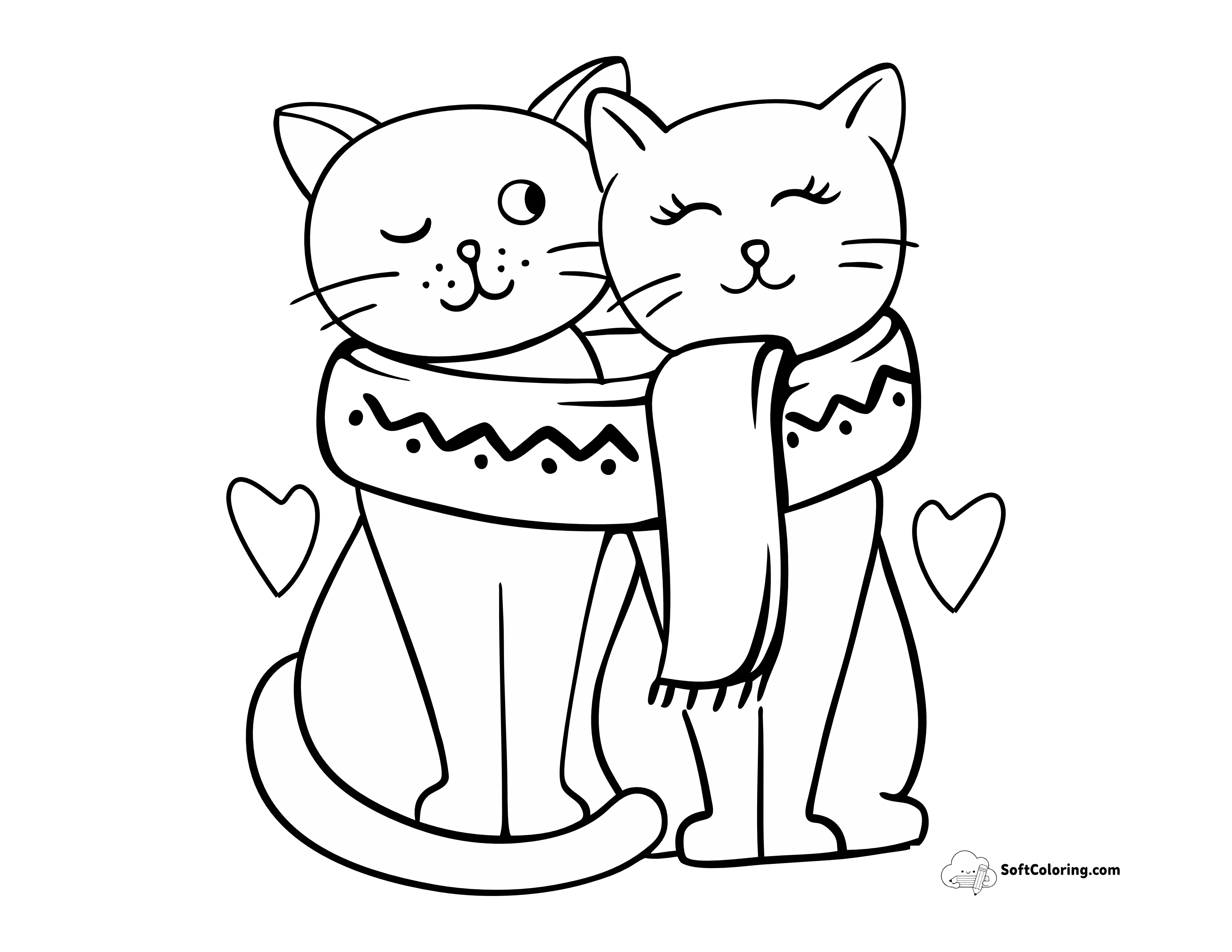 Cute Cats In Love