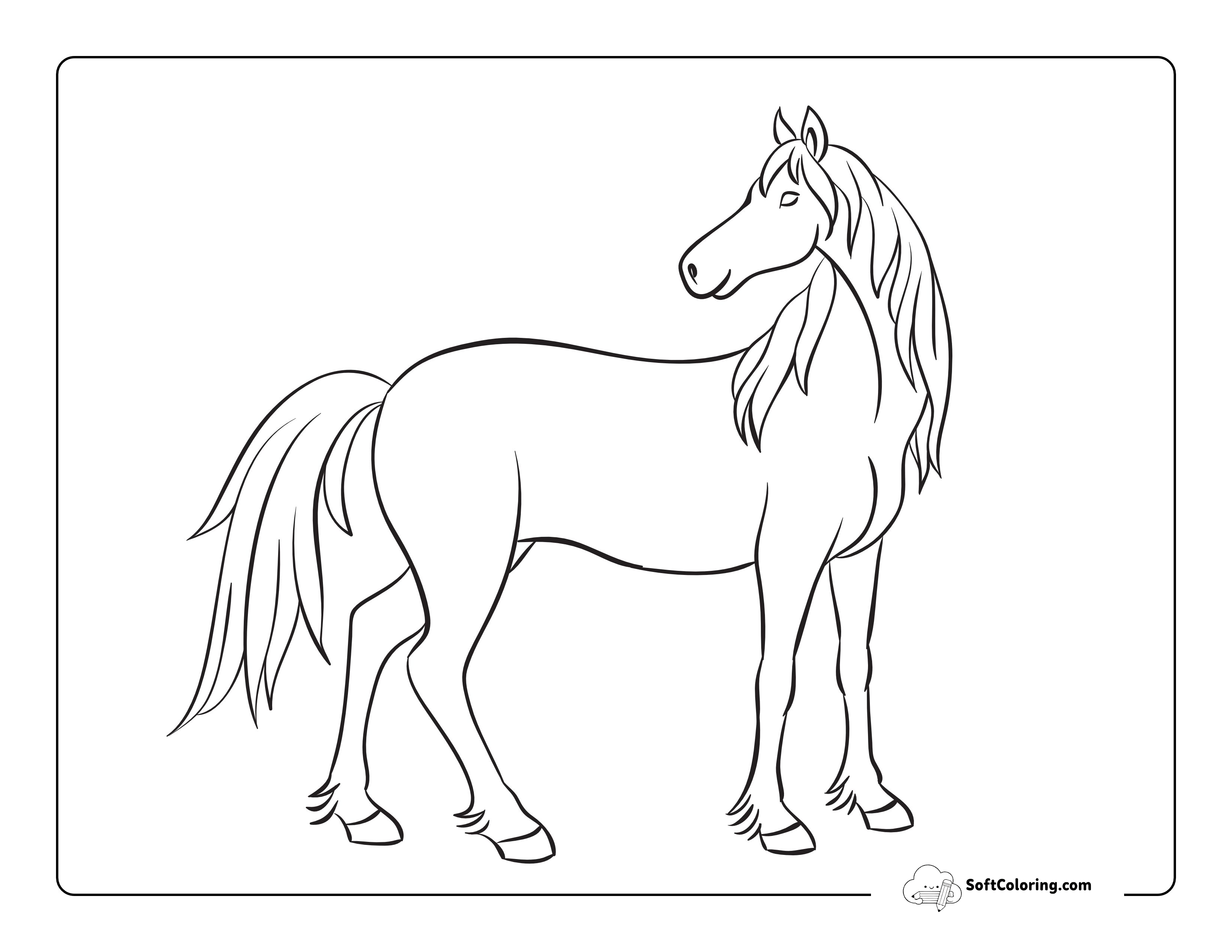 Free Printable Horse Pdf