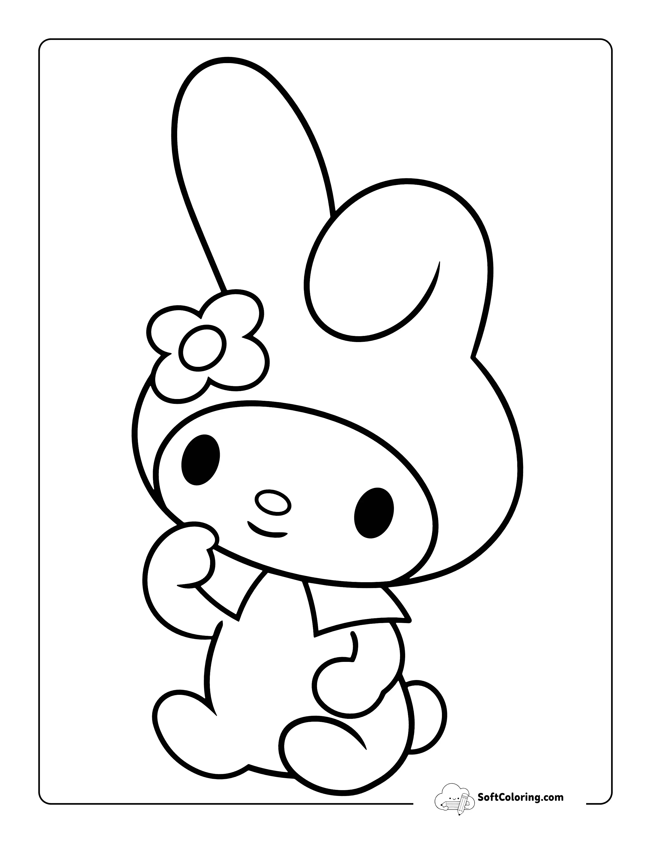 My Melody Coloring Pages