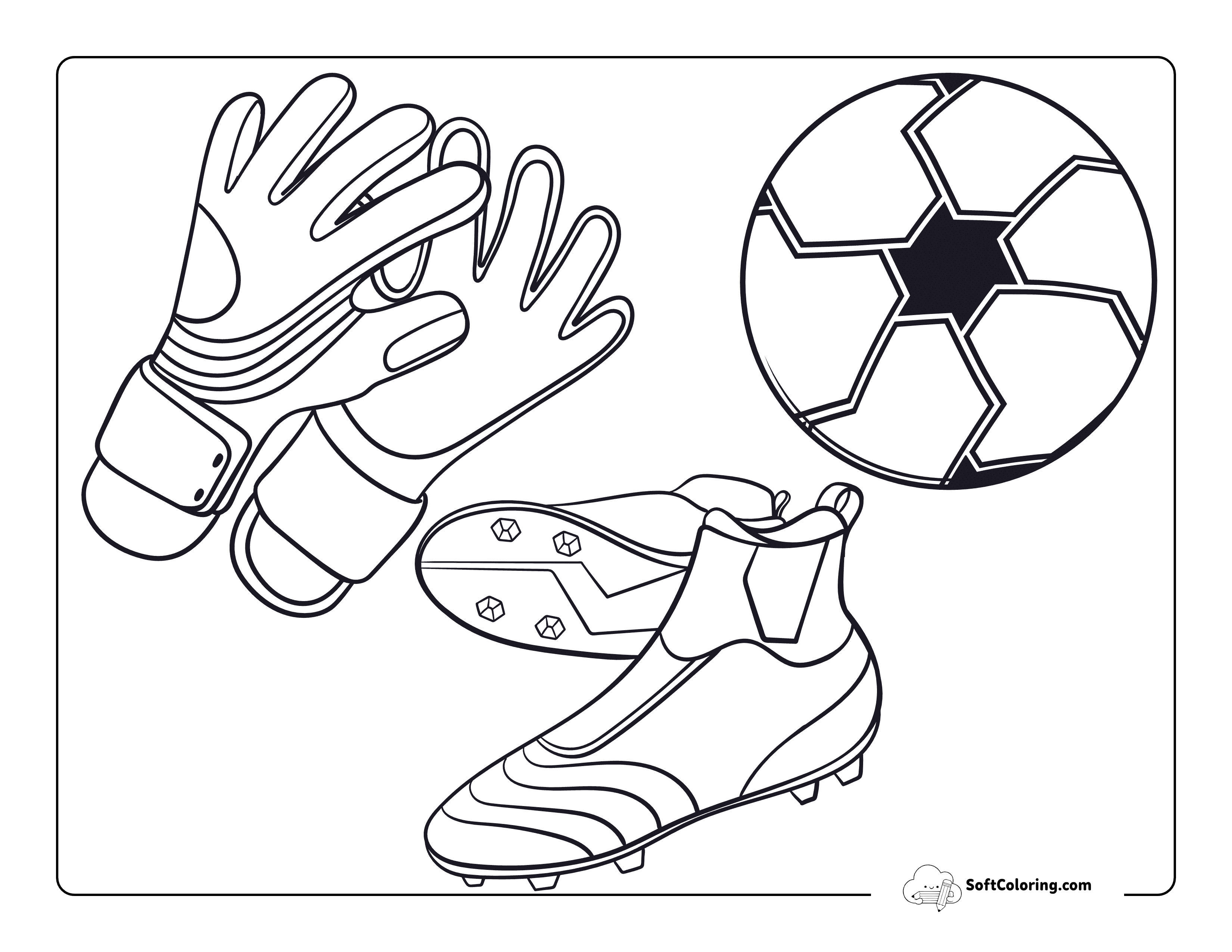 Cool Realistic Soccer Shoes And Equipment
