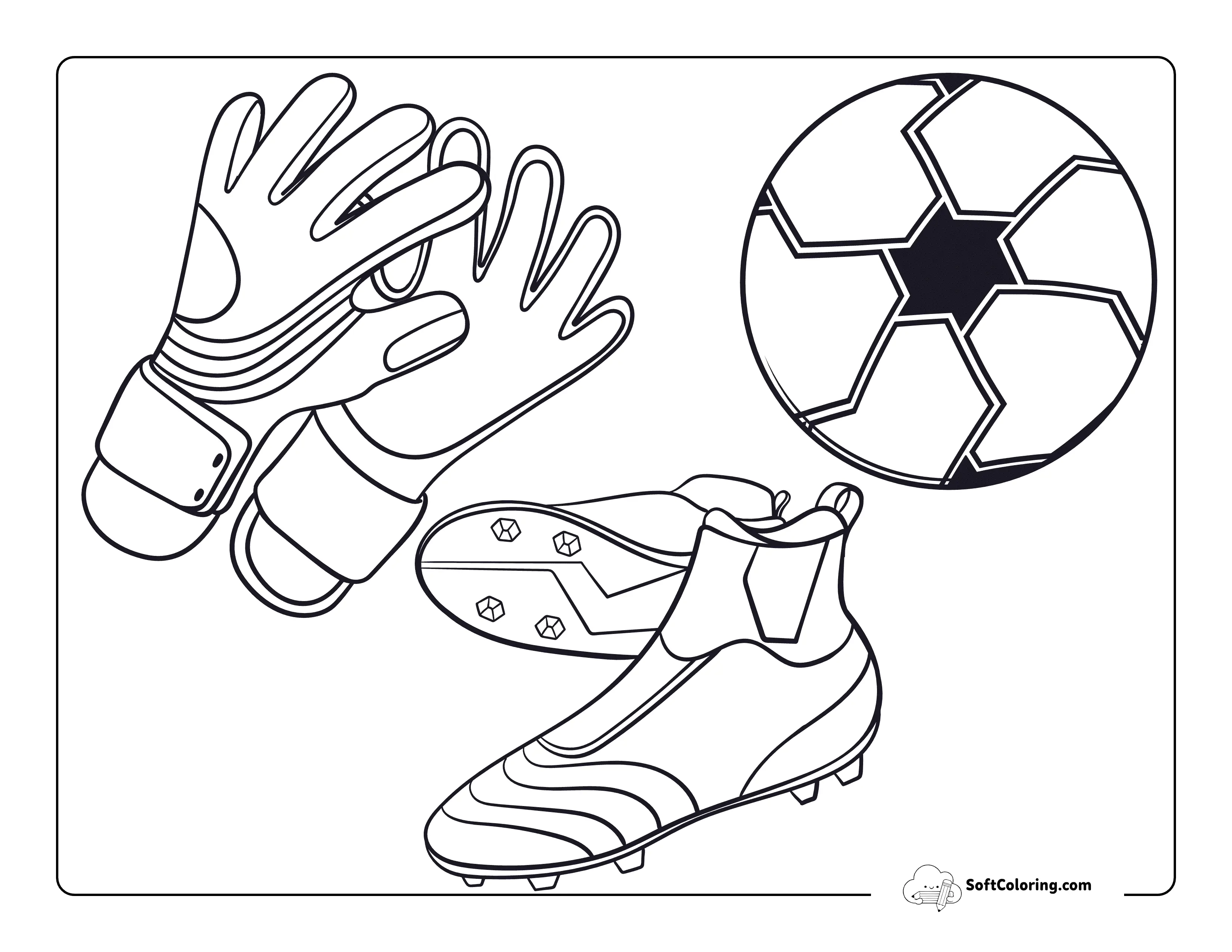 Cool Realistic Soccer Shoes And Equipment