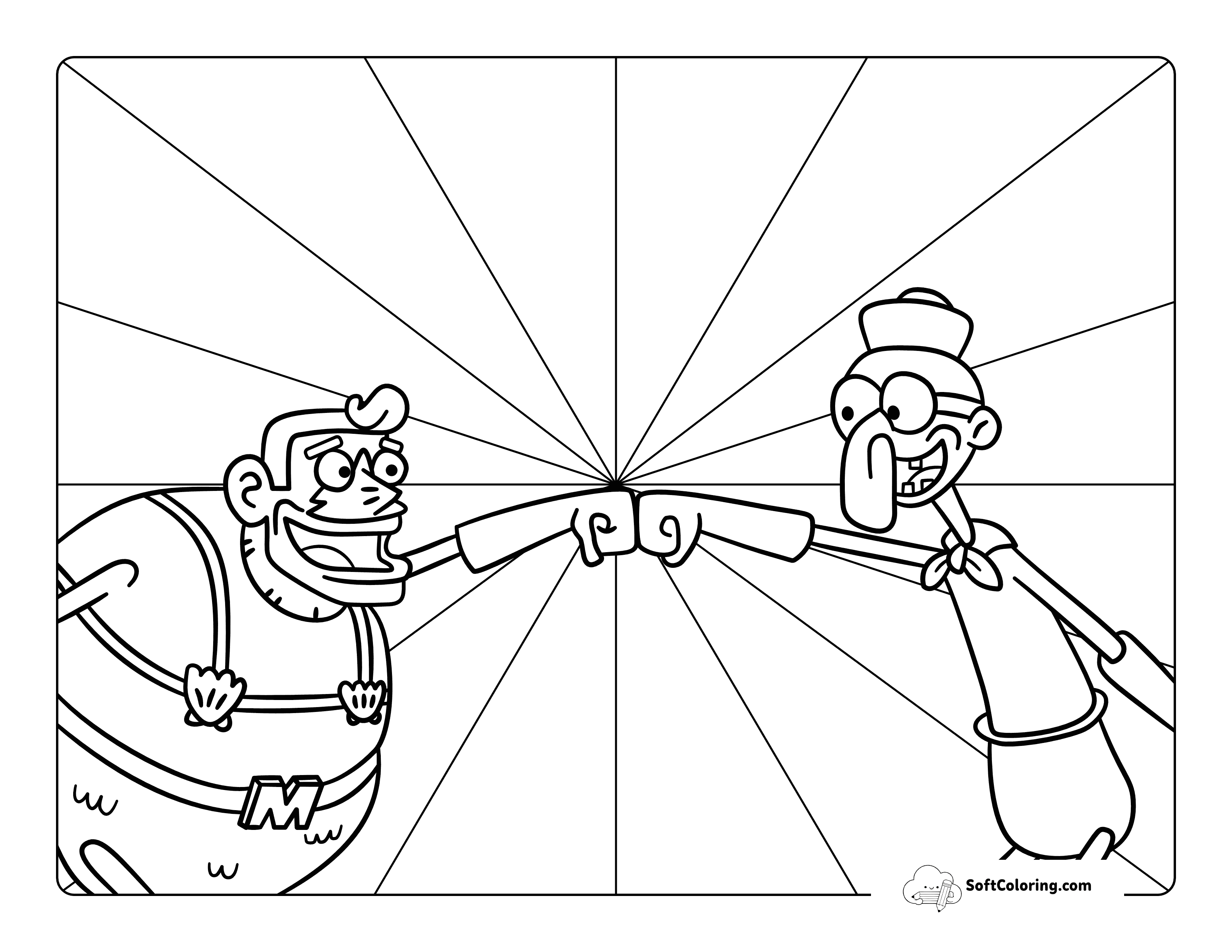 Inspired By Mermaid Man And Barnacle Boy