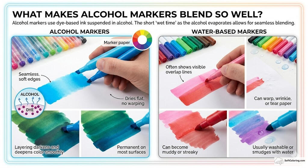Alcohol Marker Blending 1