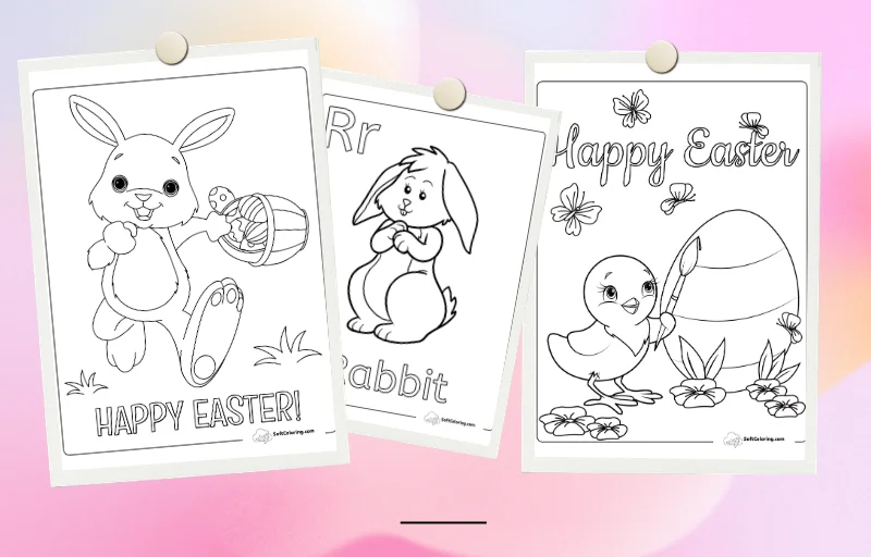 Easter Bunny Coloring Pages