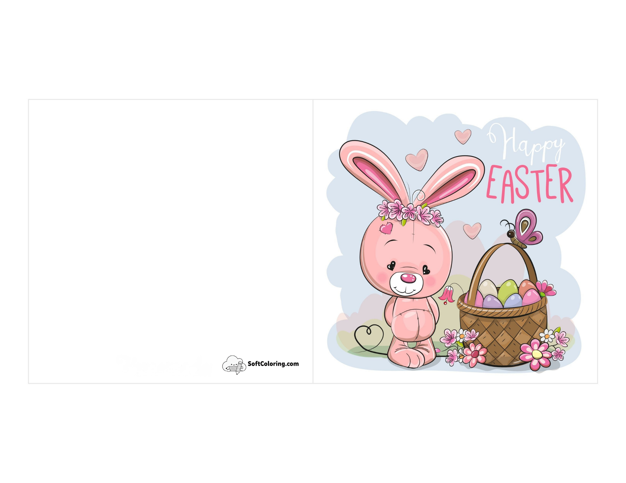 Cute Easter Bunny Card