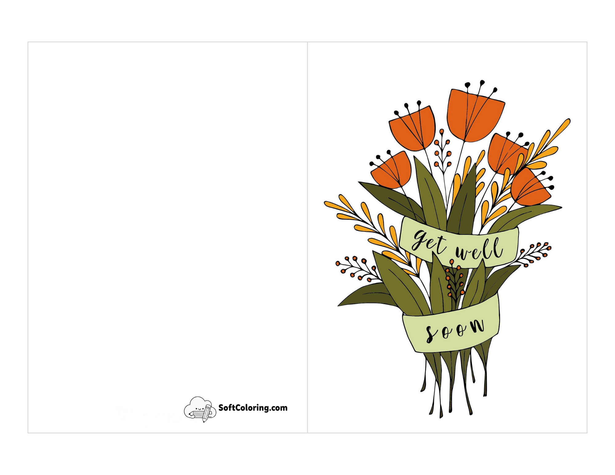 Free Printable "Get Well Soon" Card