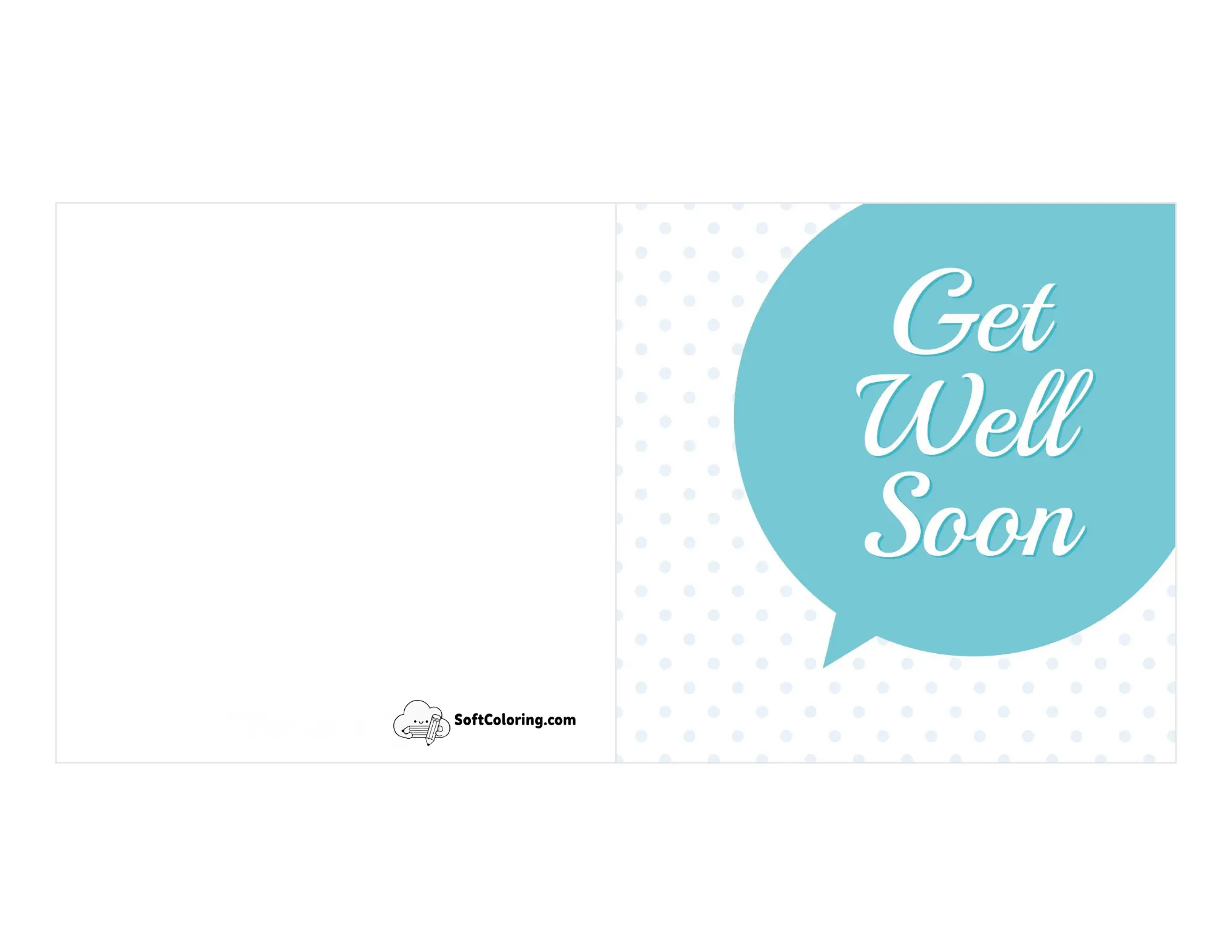 Free "Get Well" Card To Print