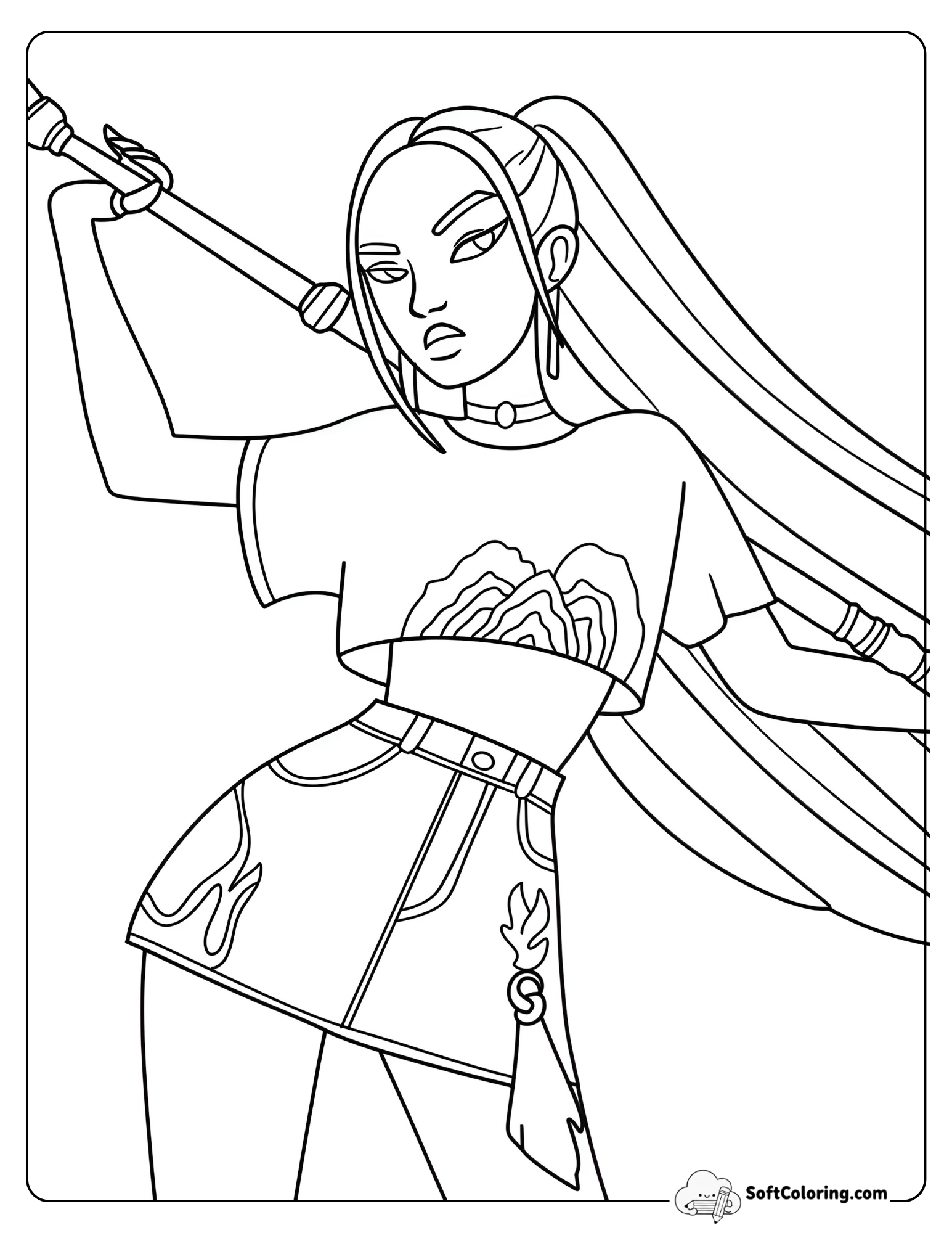 Mira Coloring Page