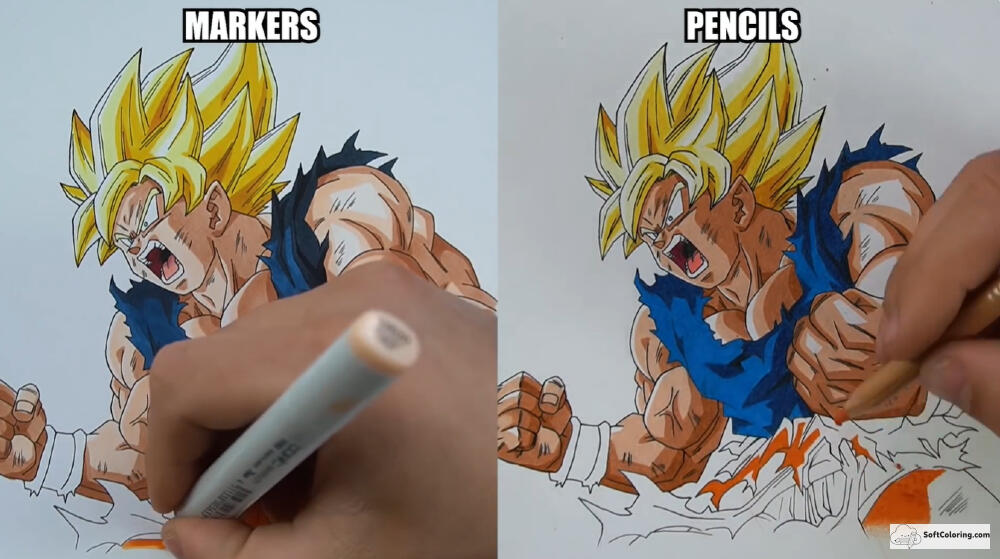 Pencils vs Markers 3