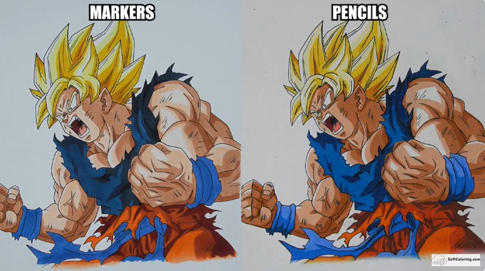 Pencils vs Markers 4