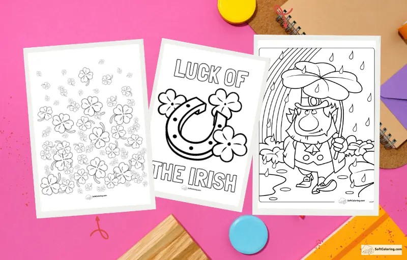 Shamrock Coloring Pages