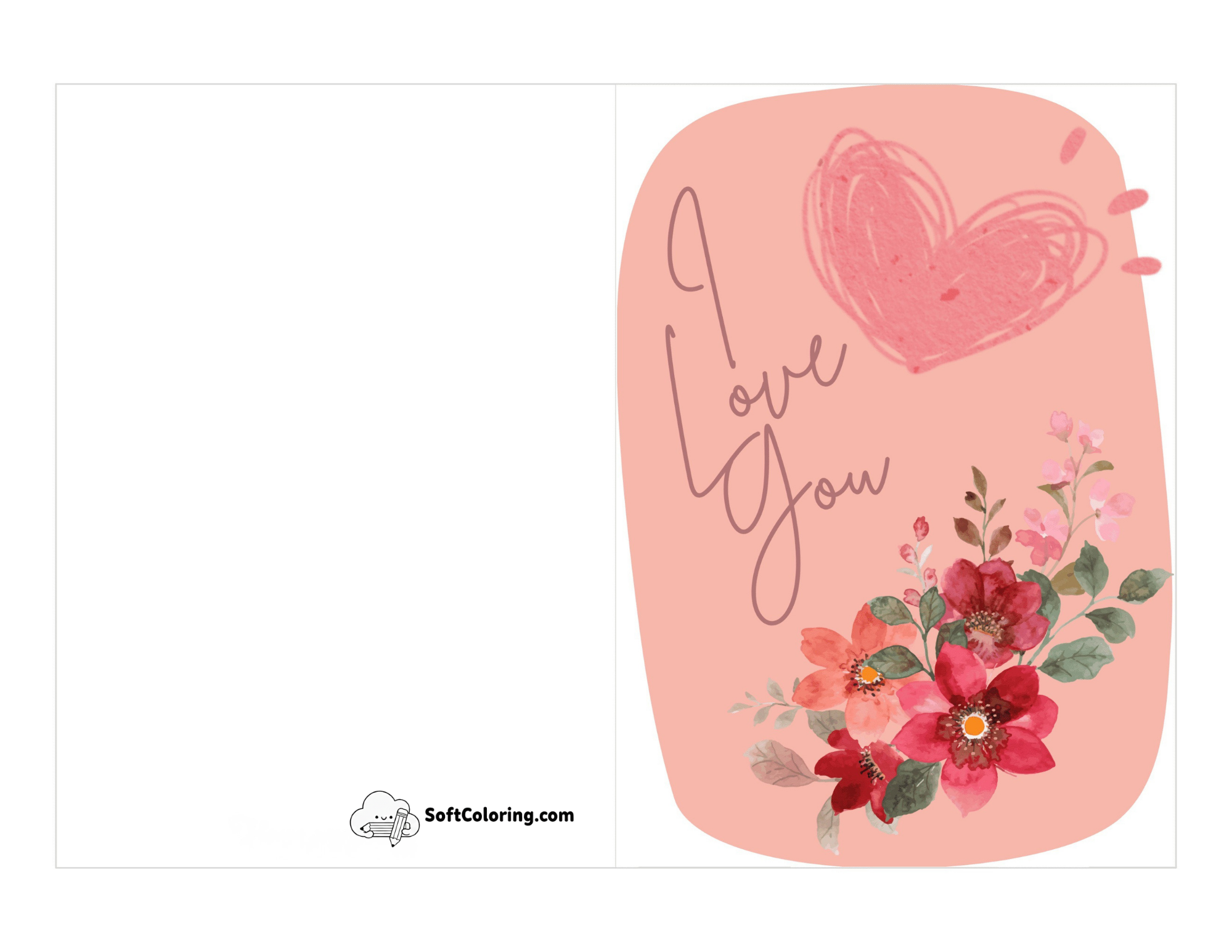 Doodle "I Love You" Anniversary Card