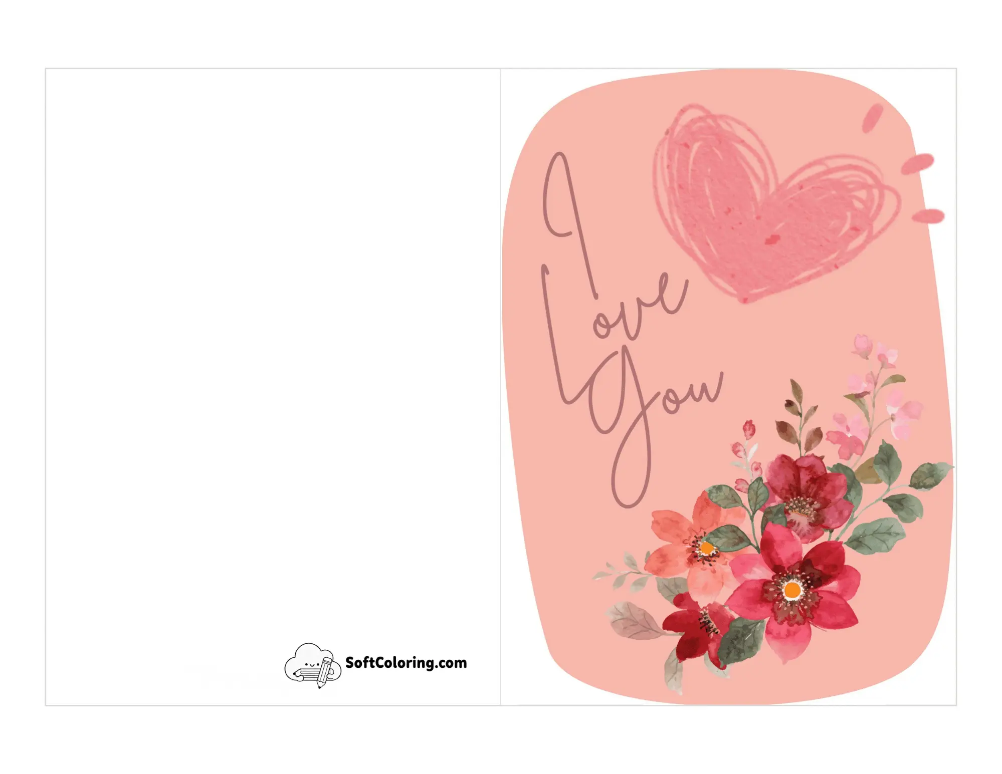 Doodle "I Love You" Anniversary Card