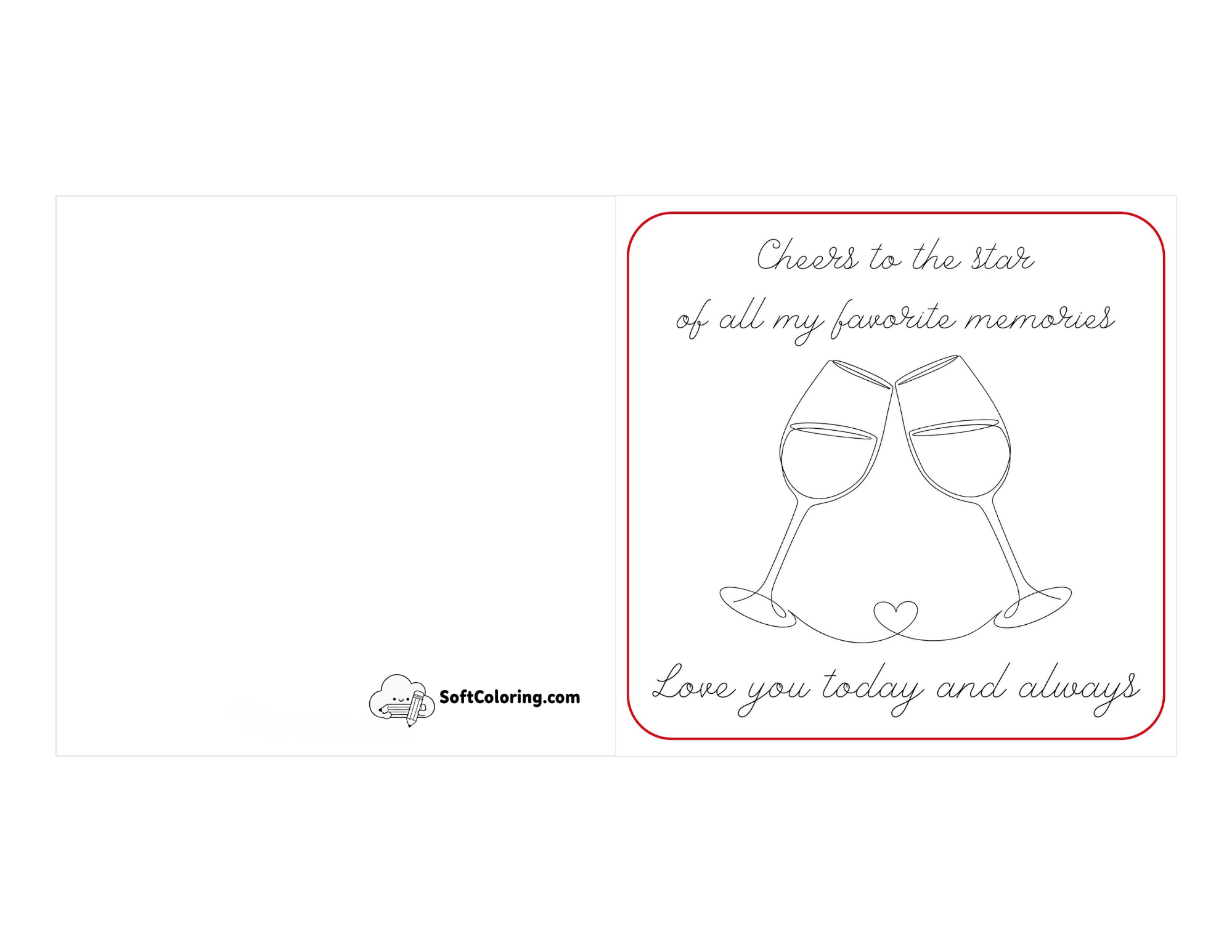 "Favorite Memories" Wedding Anniversary Card
