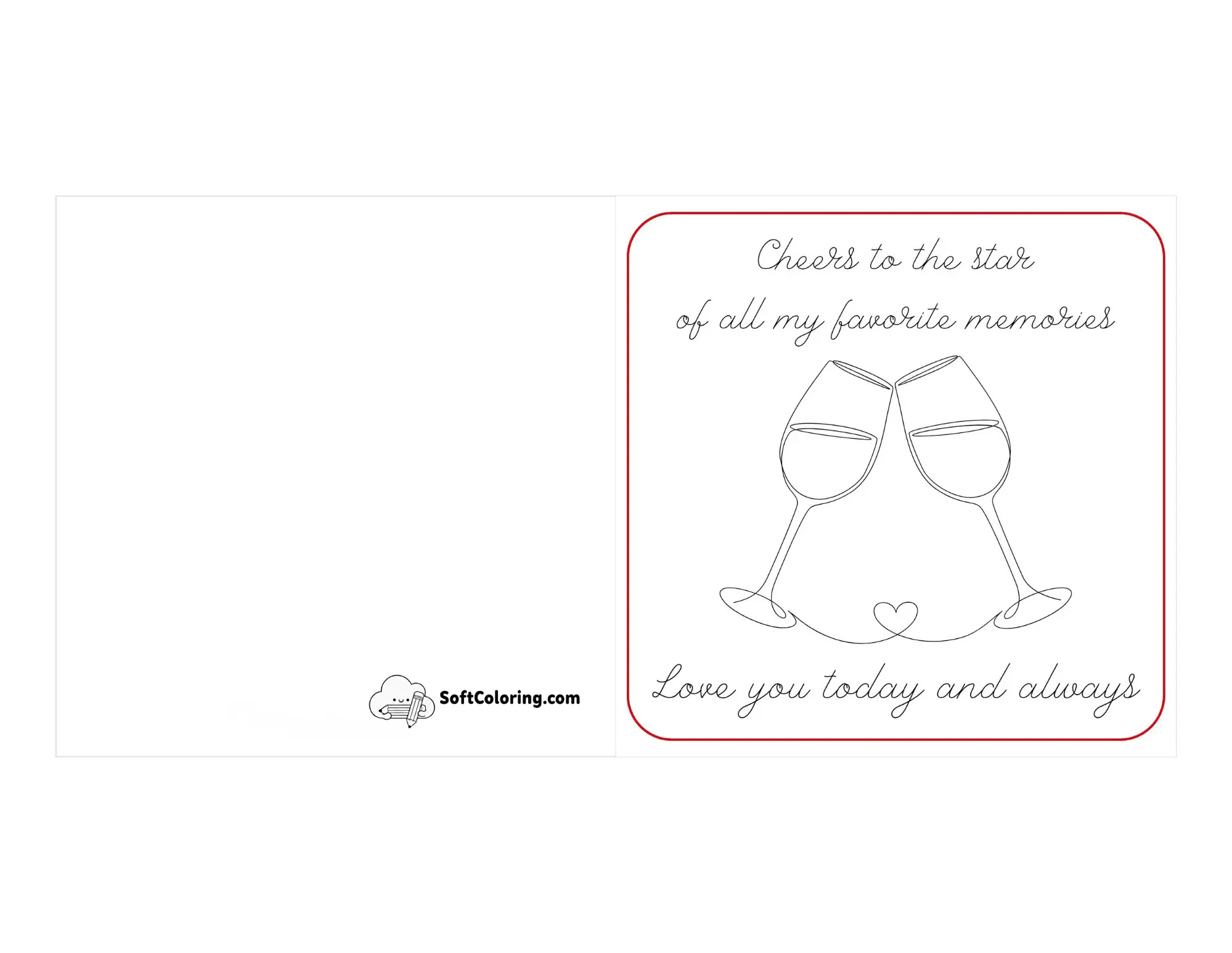"Favorite Memories" Wedding Anniversary Card