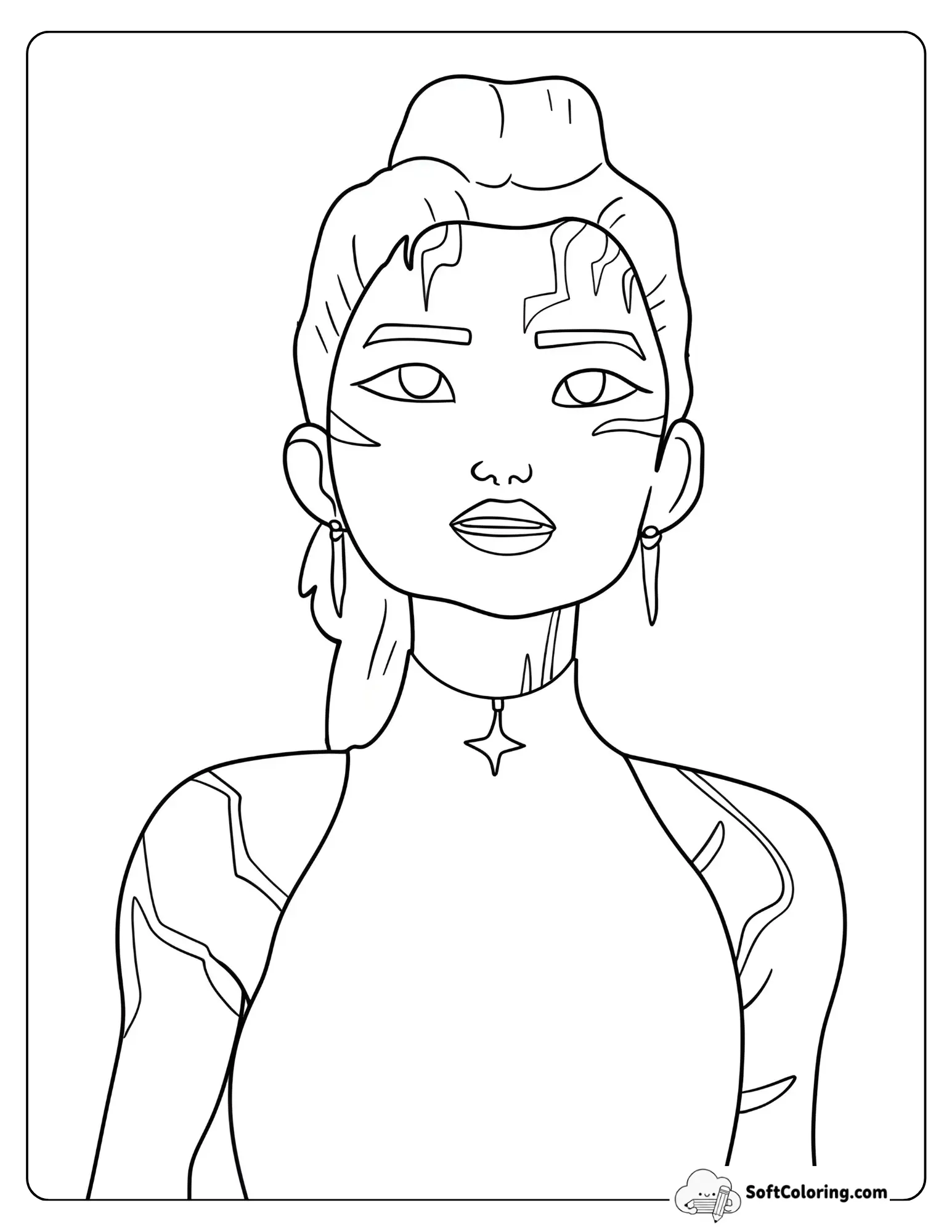 Rumi Coloring Page