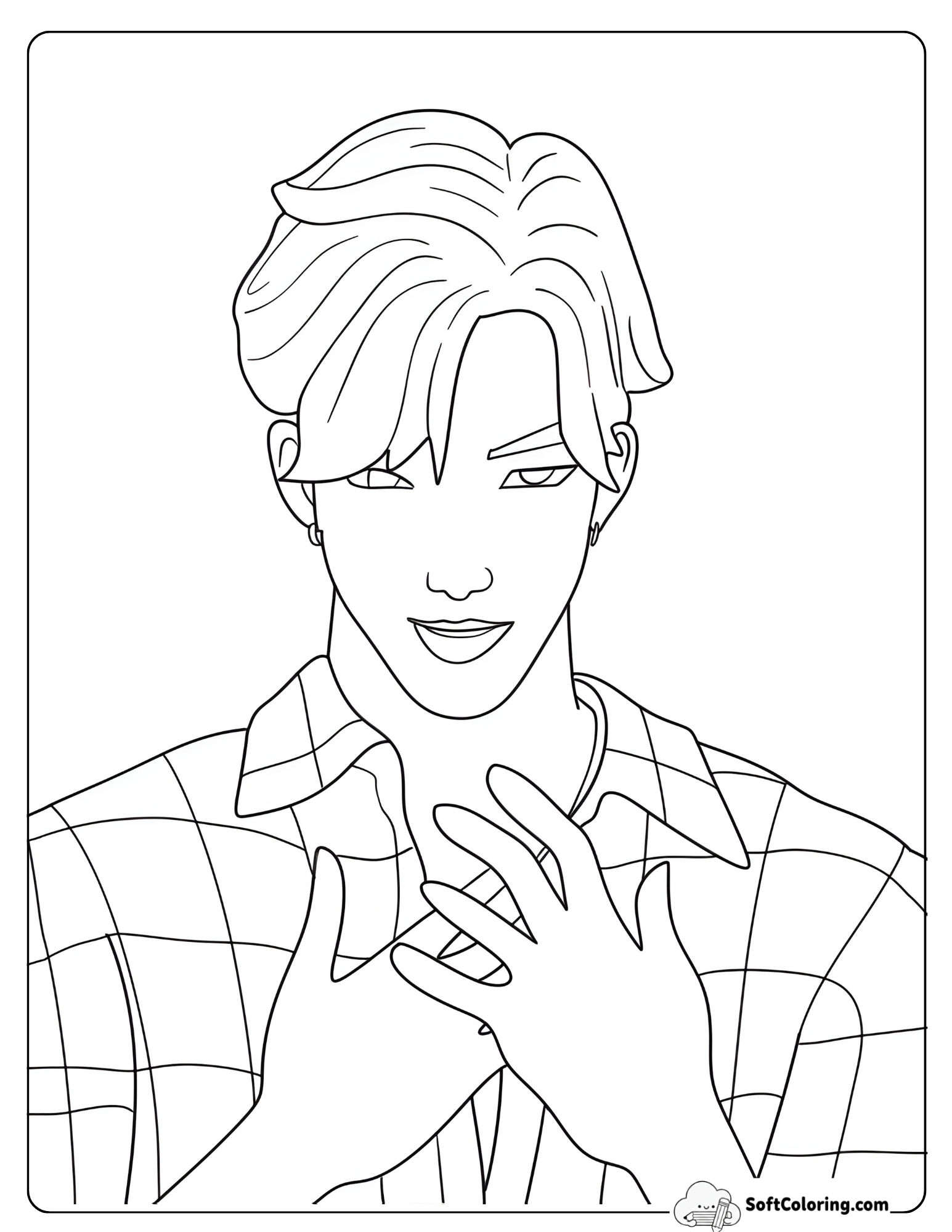 Saja Boys Jinu Coloring Page