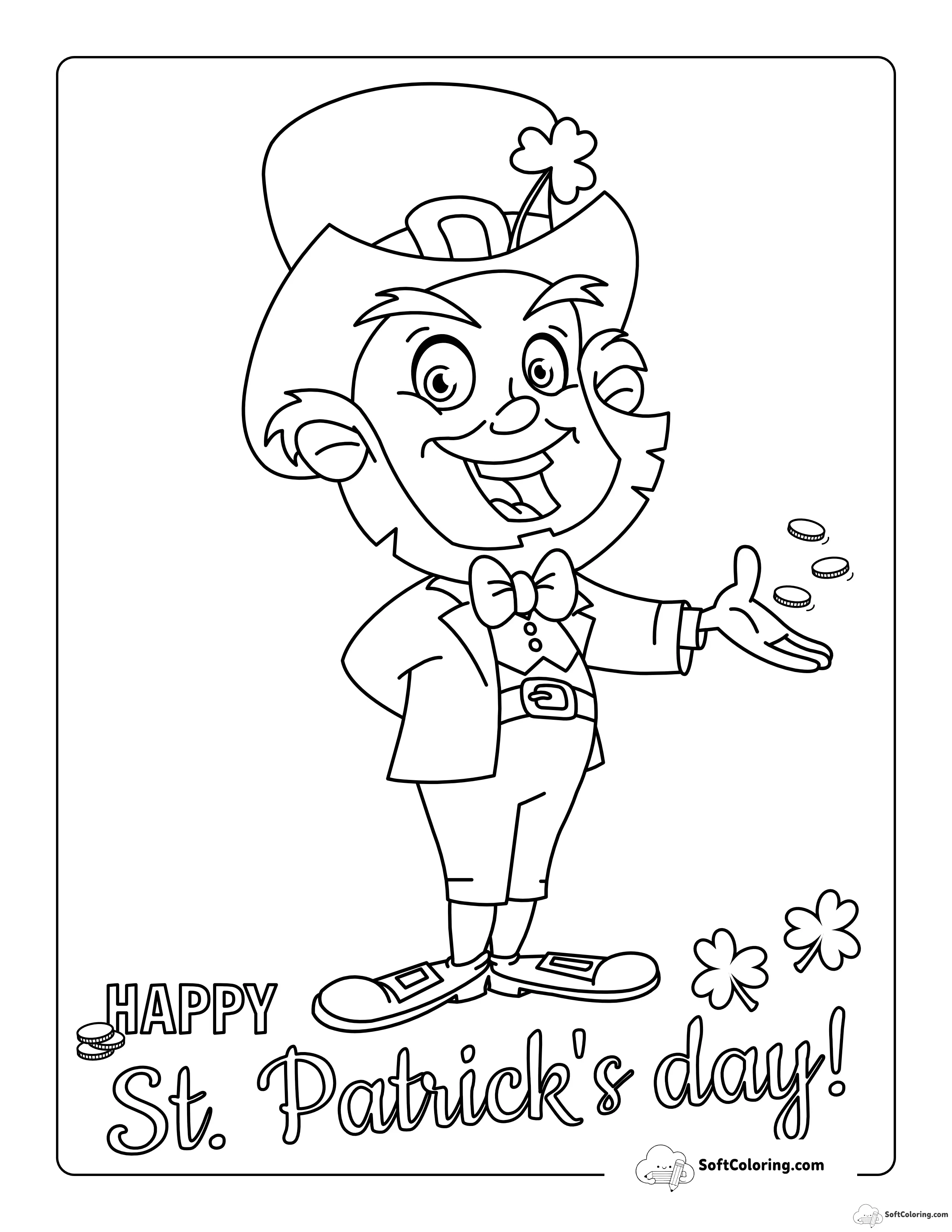 Shamrock Coloring Pages