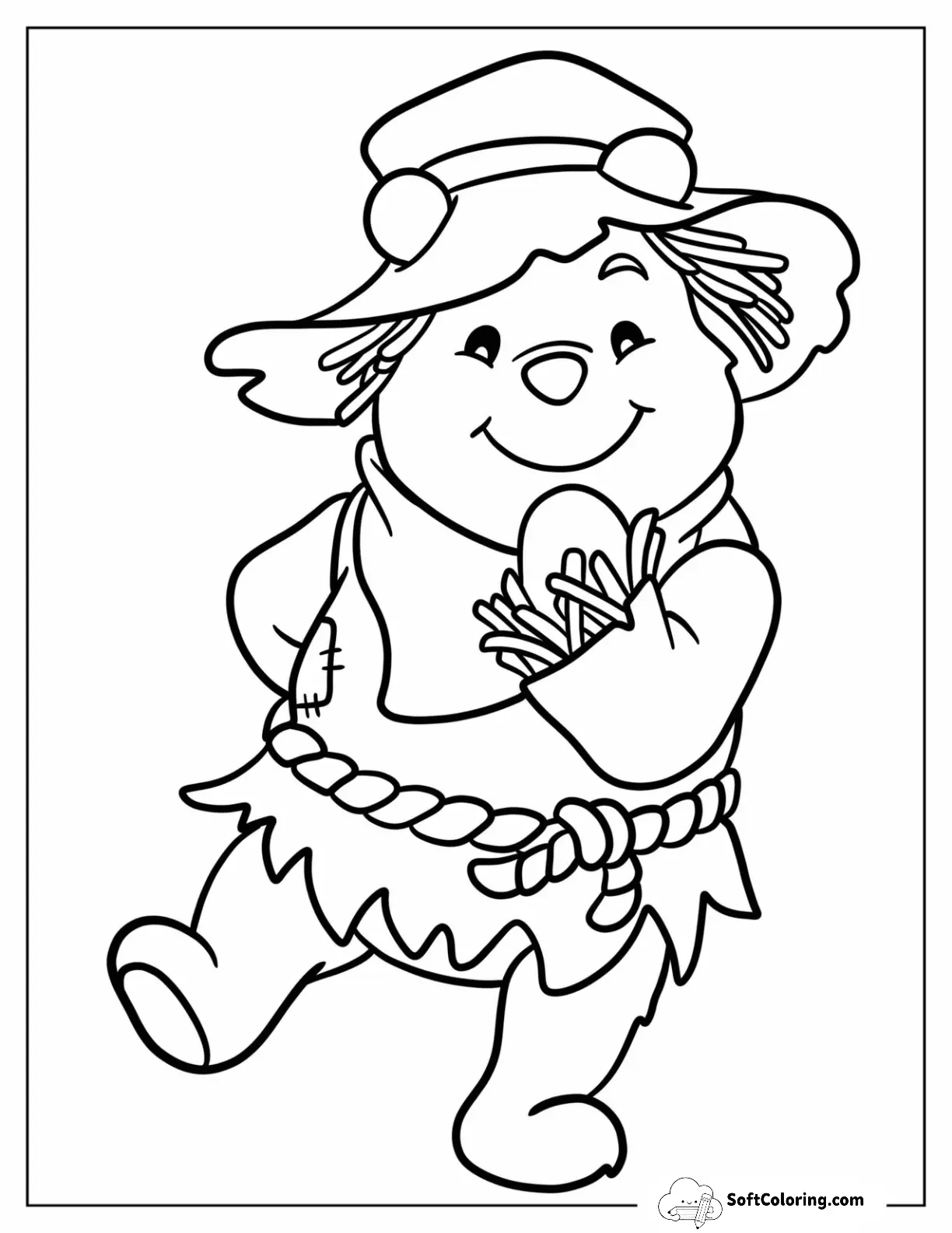Scarecrow Coloring Pages