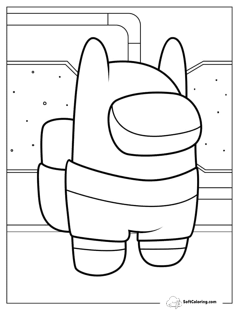 Among Us Adventure Time Coloring In
