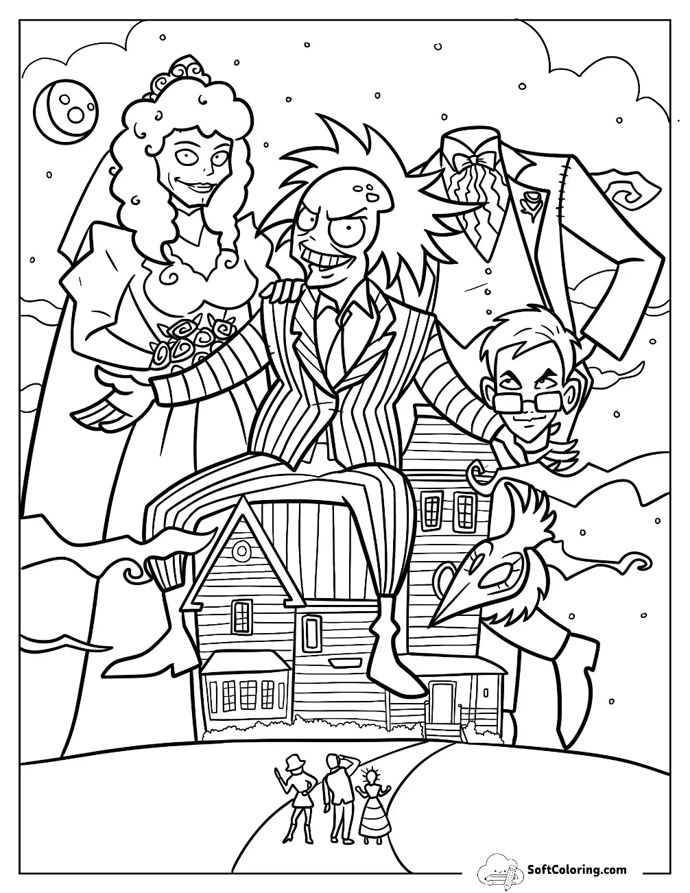 Beetlejuice Coloring Pages